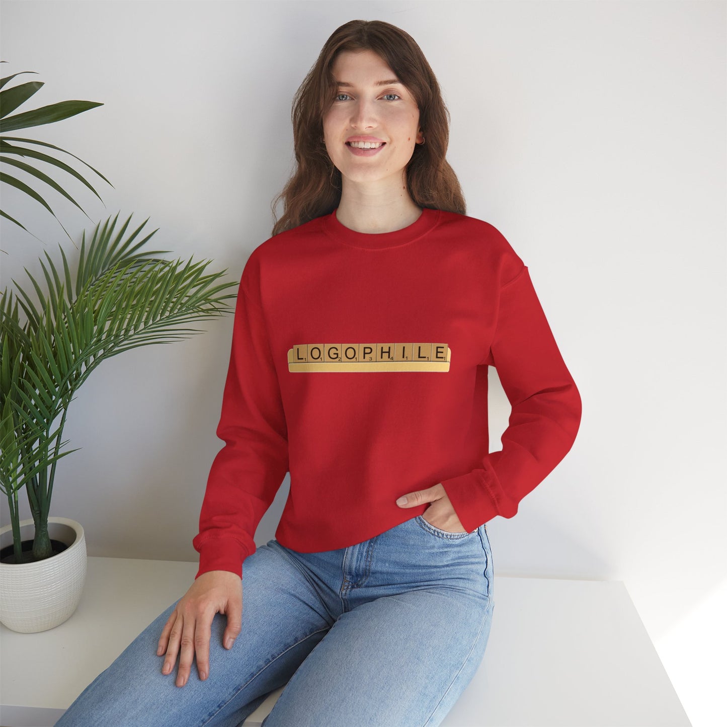 Logophile Crew Neck Sweatshirt - Perfect for Word Lovers and Bookworms