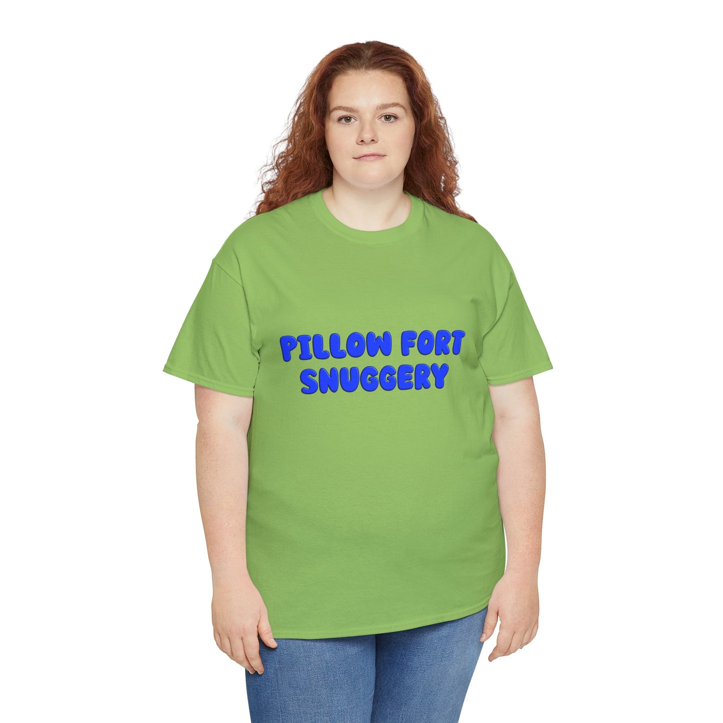 Pillow Fort Snuggery Heavy Cotton Crew Neck Tee