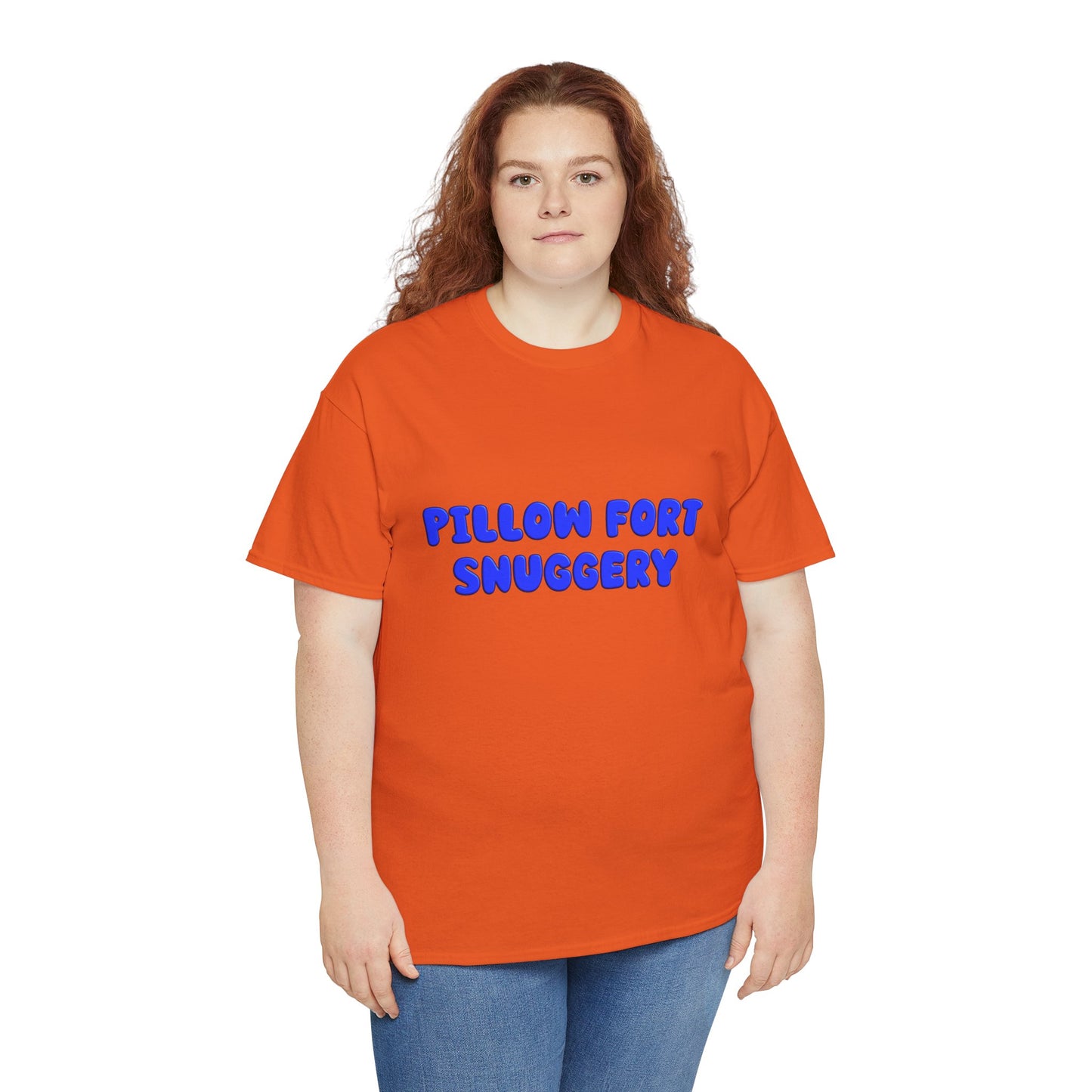 Pillow Fort Snuggery Heavy Cotton Crew Neck Tee