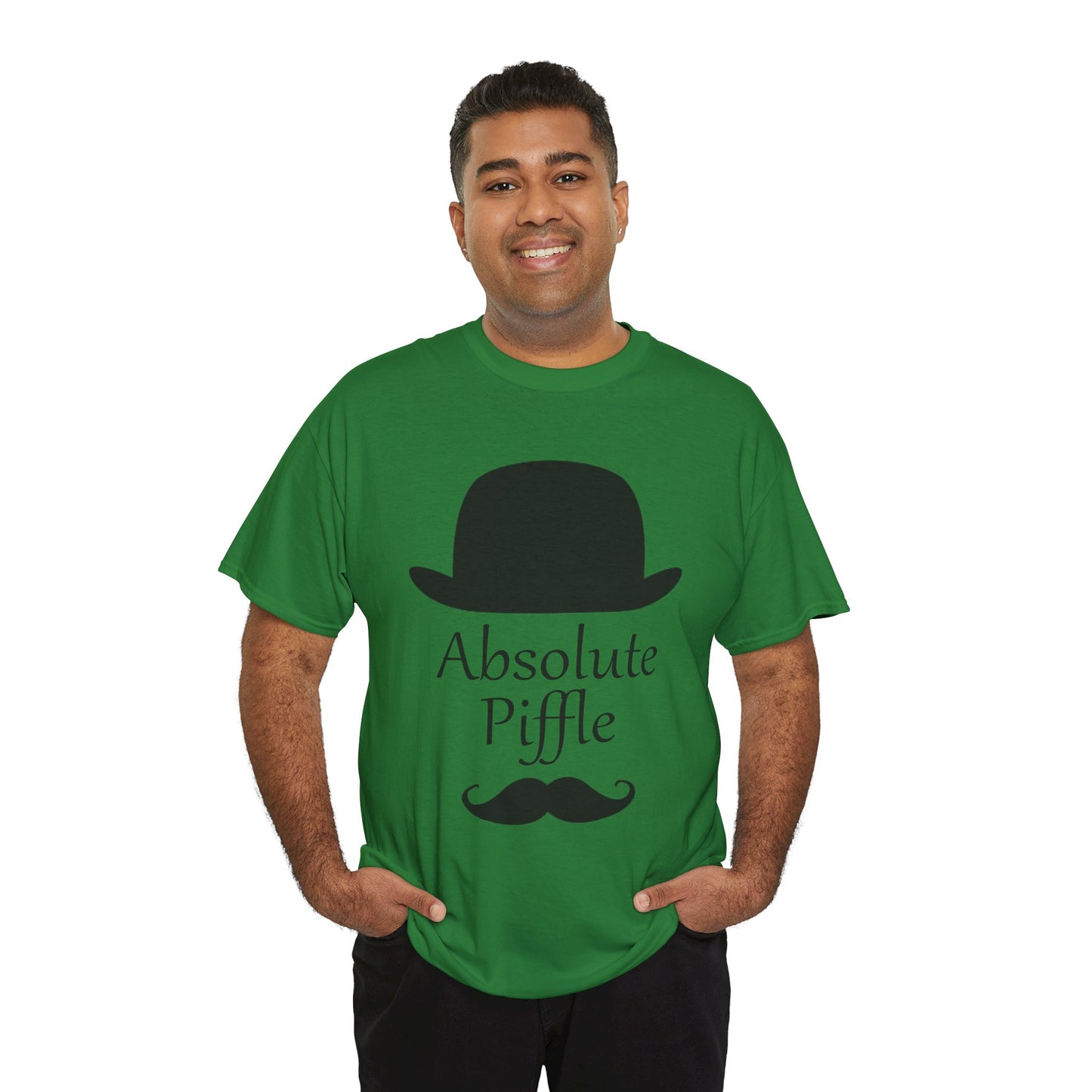 Absolute Piffle Heavy Cotton Crew Neck T-Shirt
