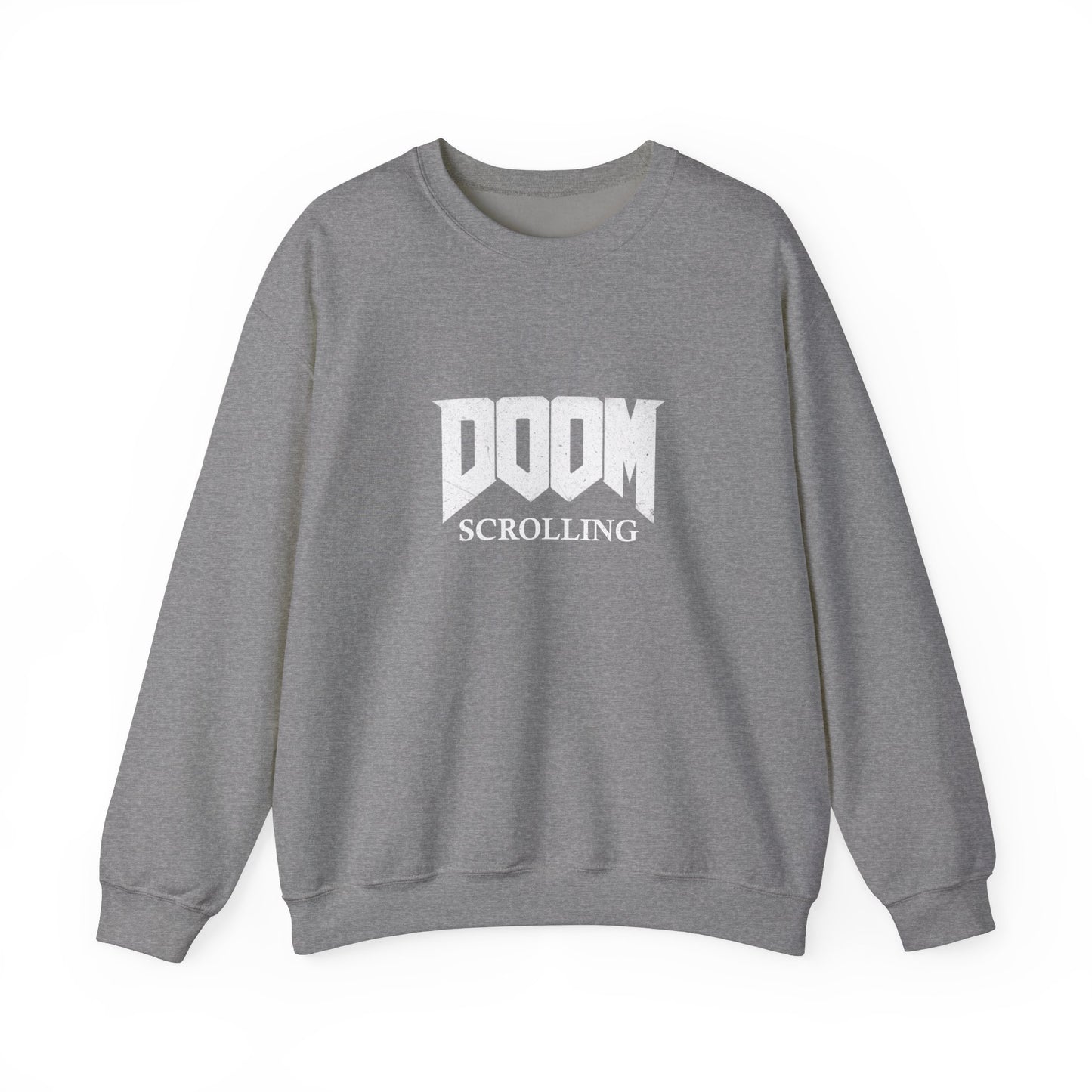 Doom Scrolling Crewneck Sweatshirt - Cozy and Comfy for Casual Days