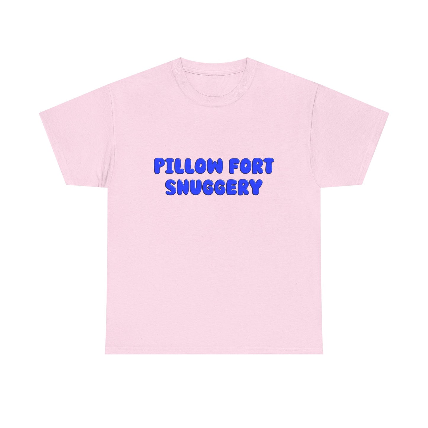 Pillow Fort Snuggery Heavy Cotton Crew Neck Tee
