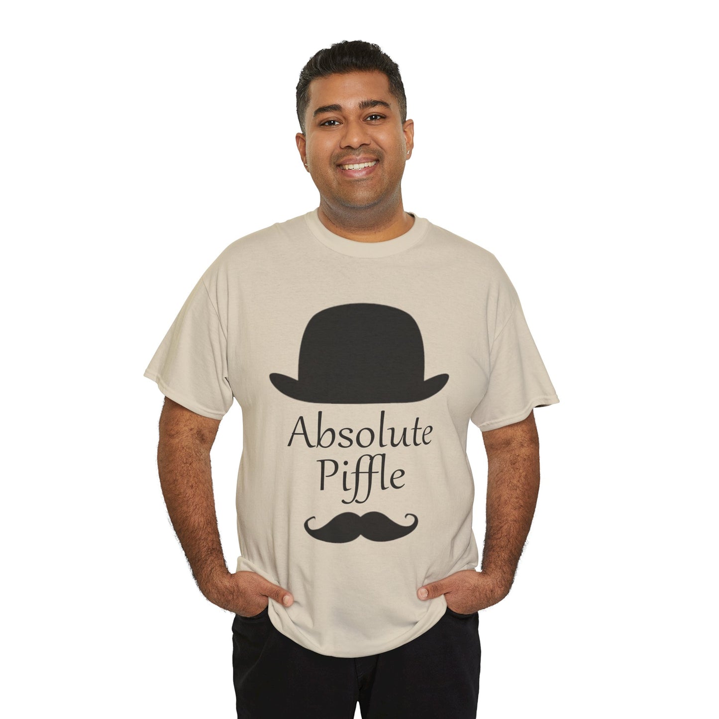 Absolute Piffle Heavy Cotton Crew Neck T-Shirt