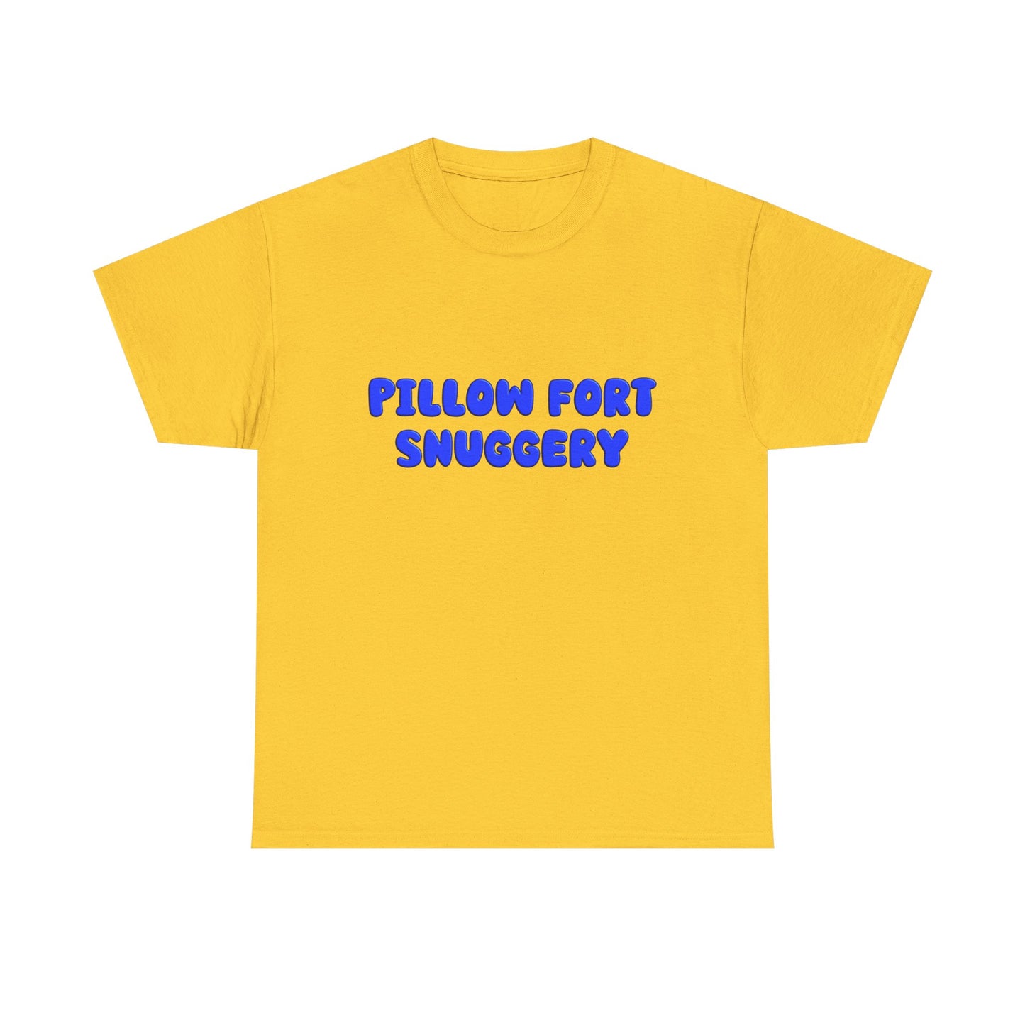 Pillow Fort Snuggery Heavy Cotton Crew Neck Tee