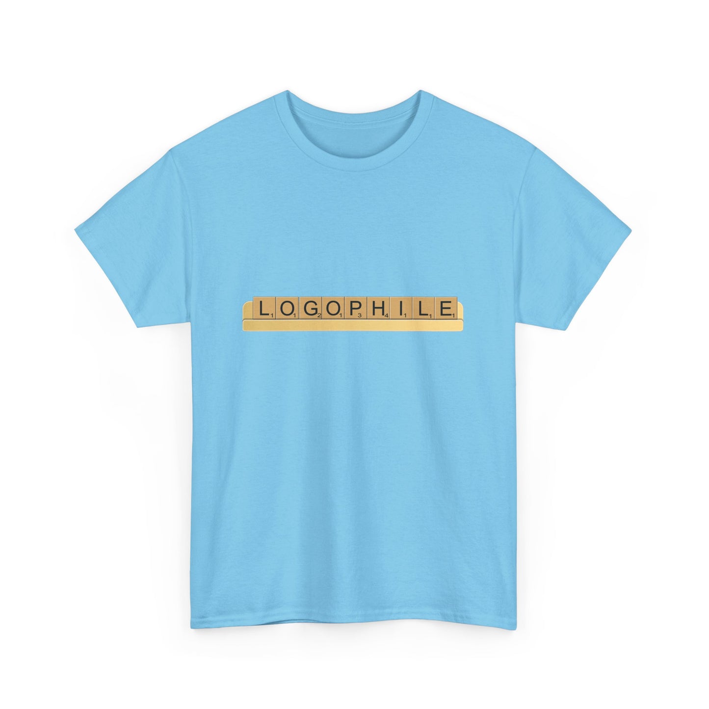 Logophile Heavy Cotton Crew Neck Tee - Perfect for Word Lovers and Book Worms