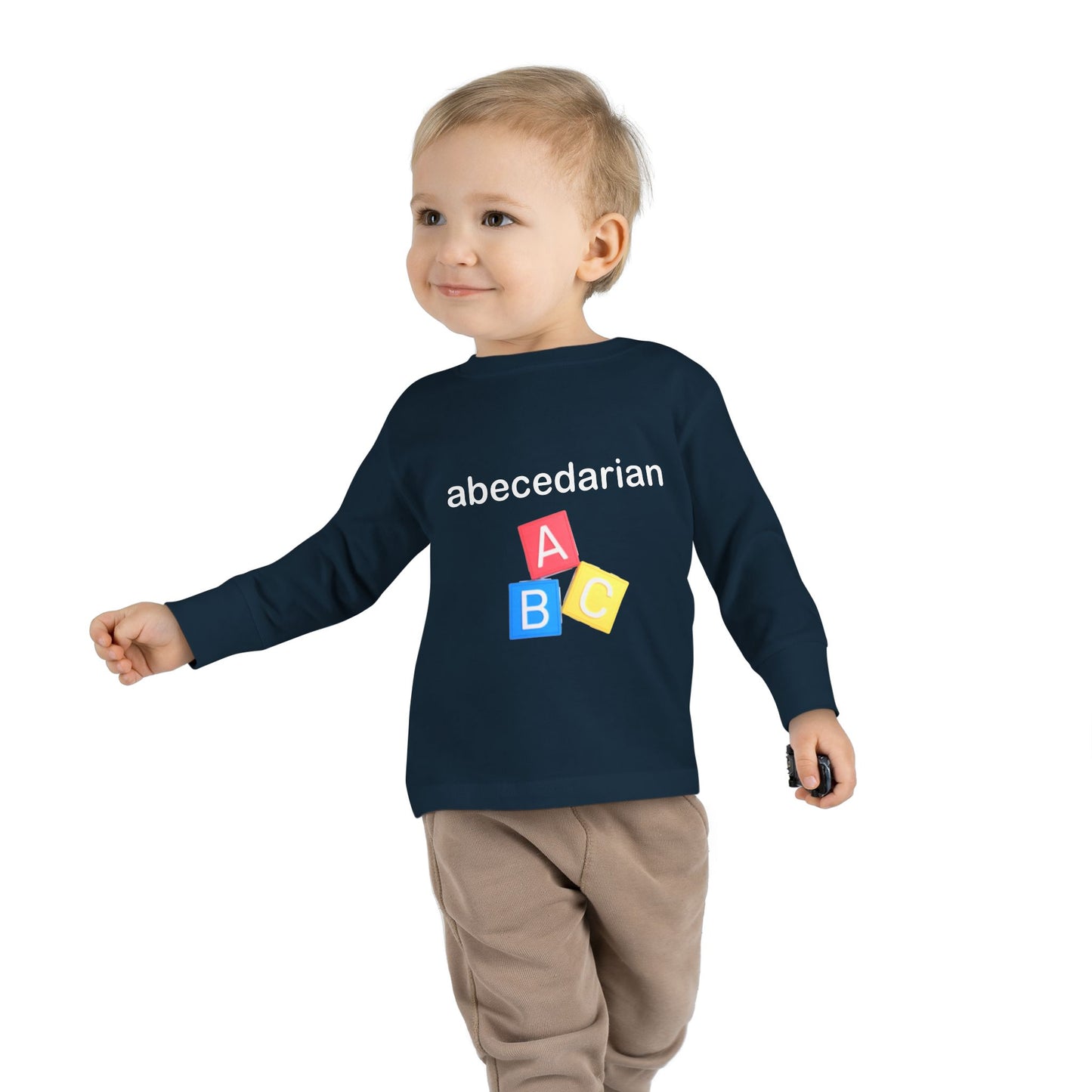 Abecedarian Toddler Long Sleeve Tee