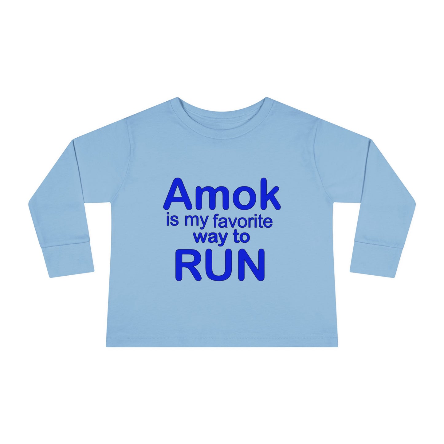Toddler Running Amok Long Sleeve Tee