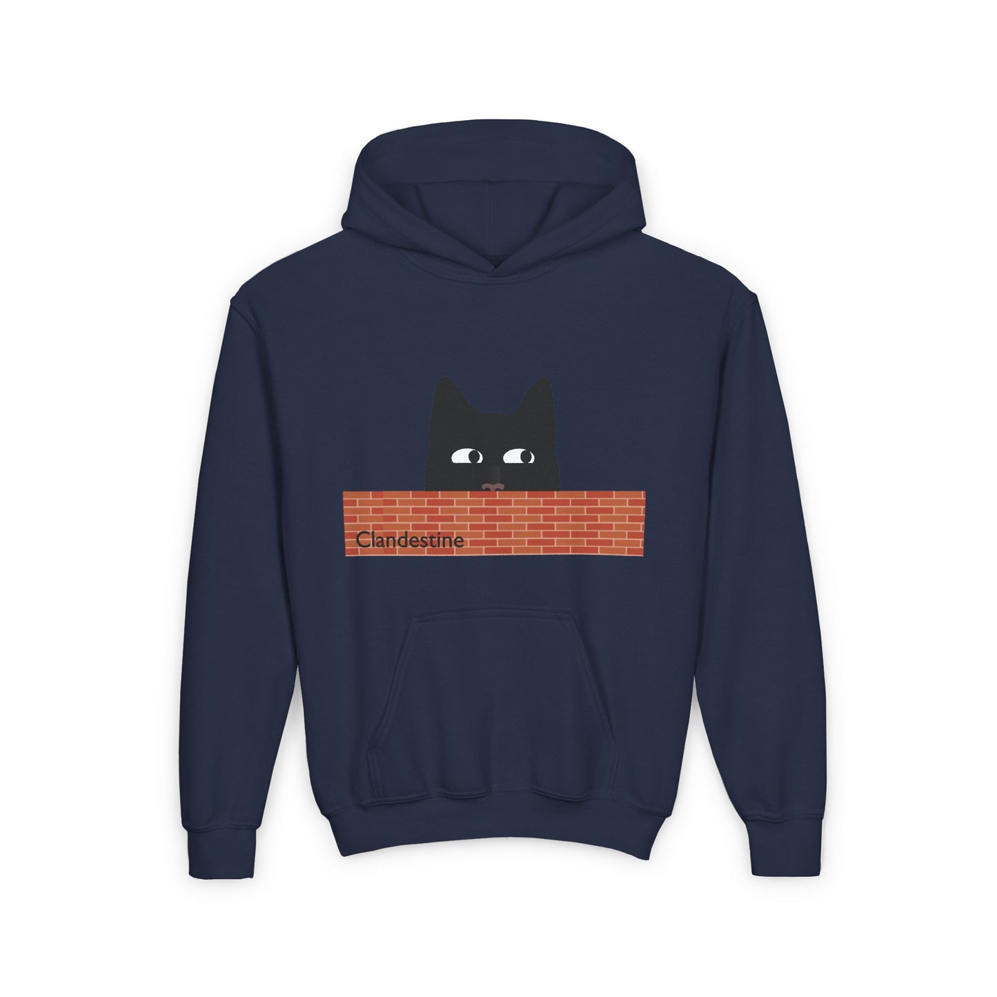 Clandestine Cat Youth Hoodie