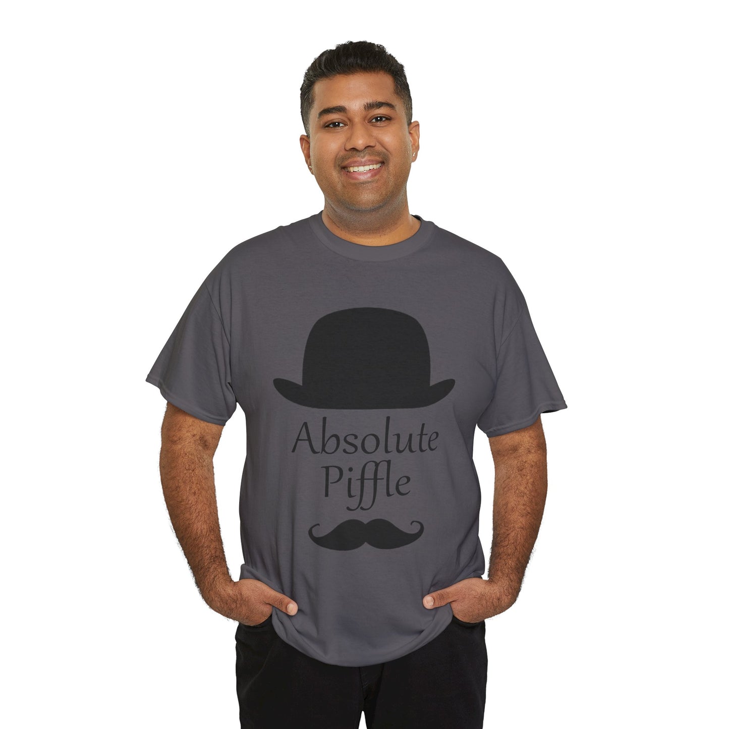 Absolute Piffle Heavy Cotton Crew Neck T-Shirt