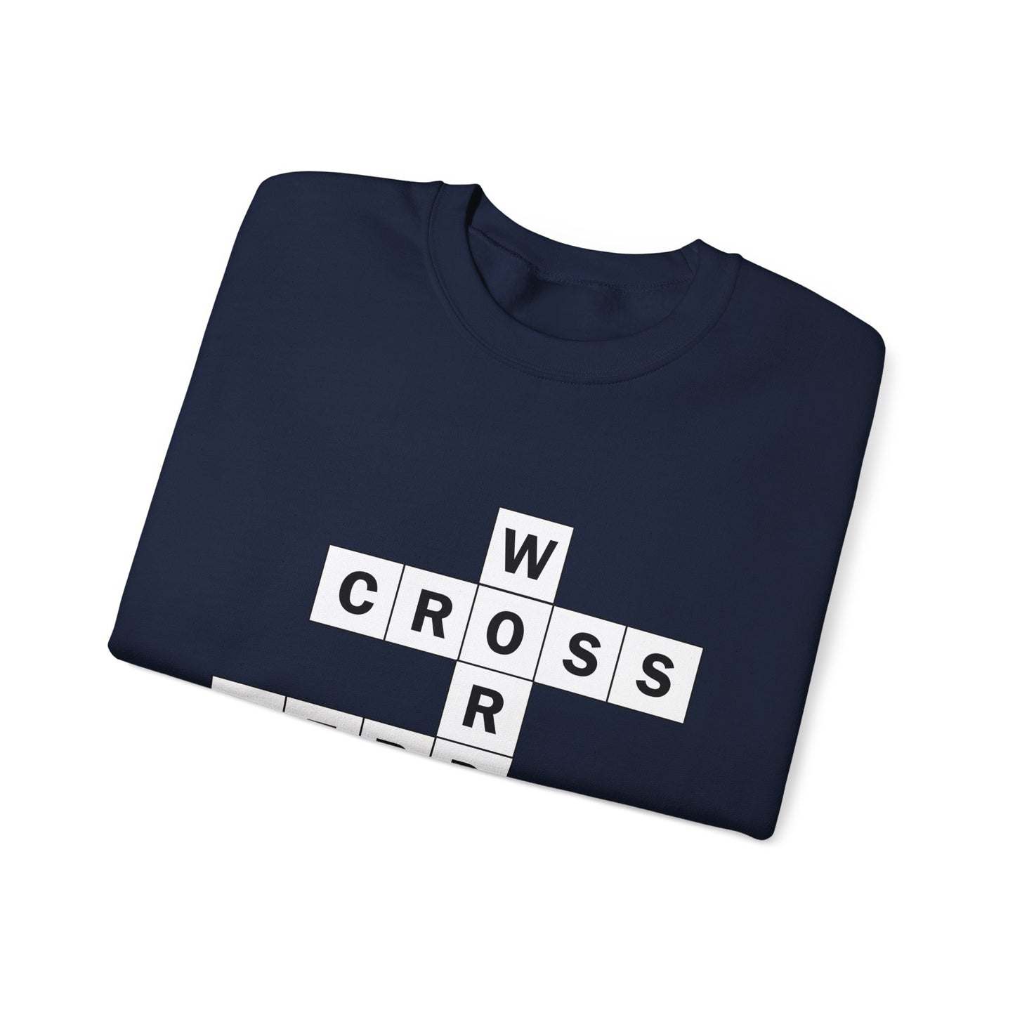 Crossword Nerd Crewneck Sweatshirt - Perfect for Word Game Lovers