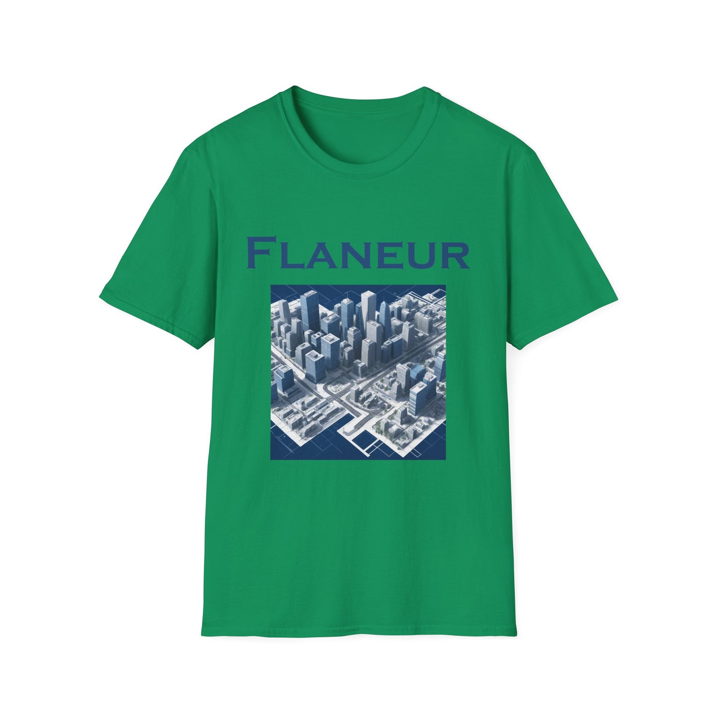 Flaneur Poly Blend Crew Neck Urban Explorer T-Shirt