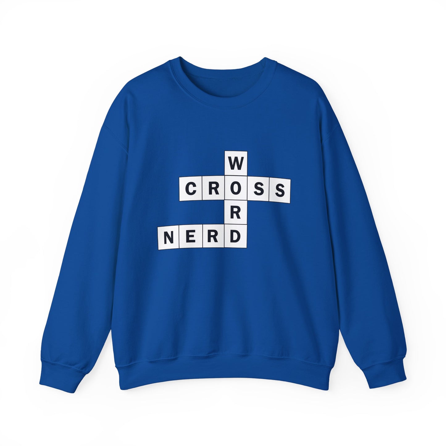 Crossword Nerd Crewneck Sweatshirt - Perfect for Word Game Lovers