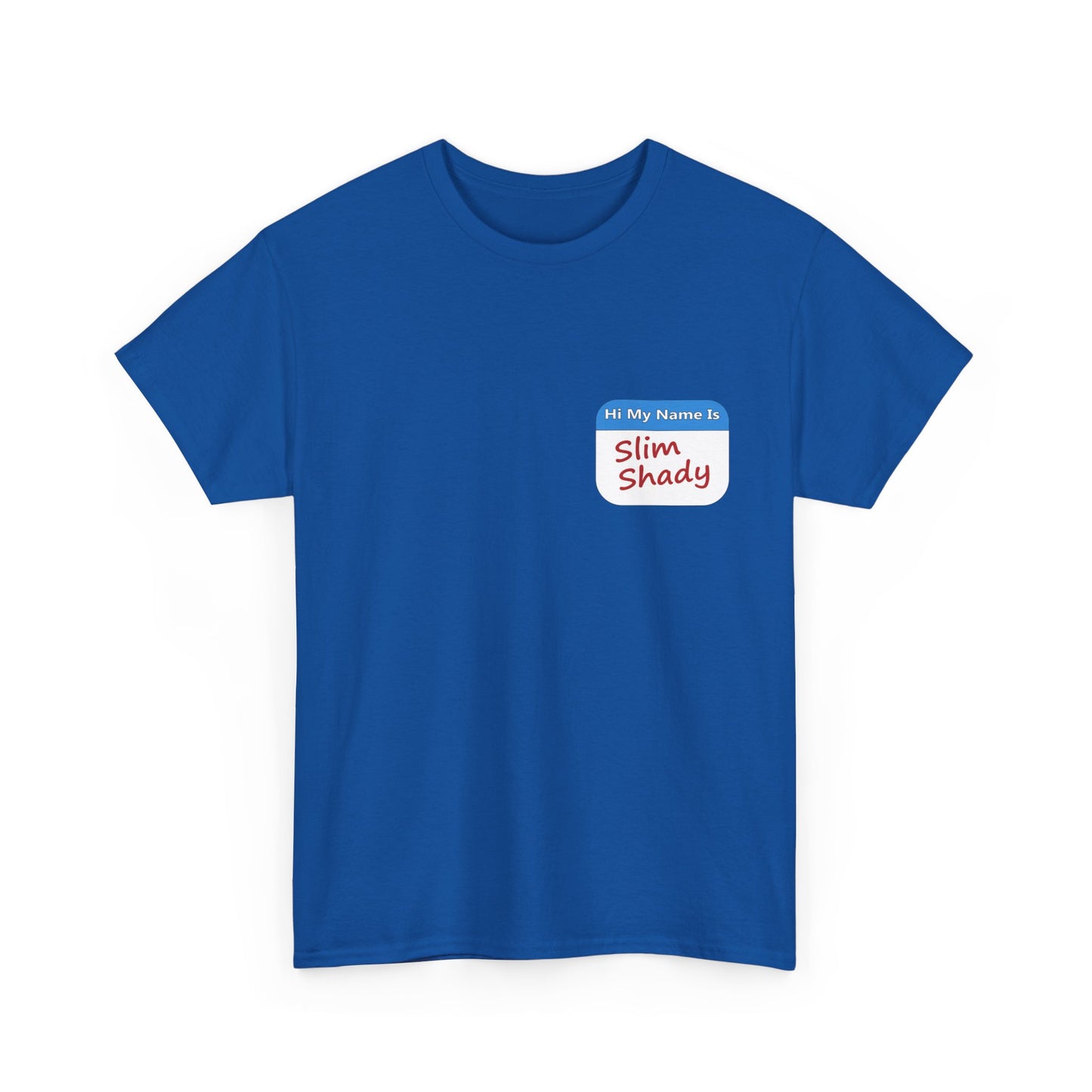 Shady Nametag Heavy Cotton Crew Neck T-Shirt