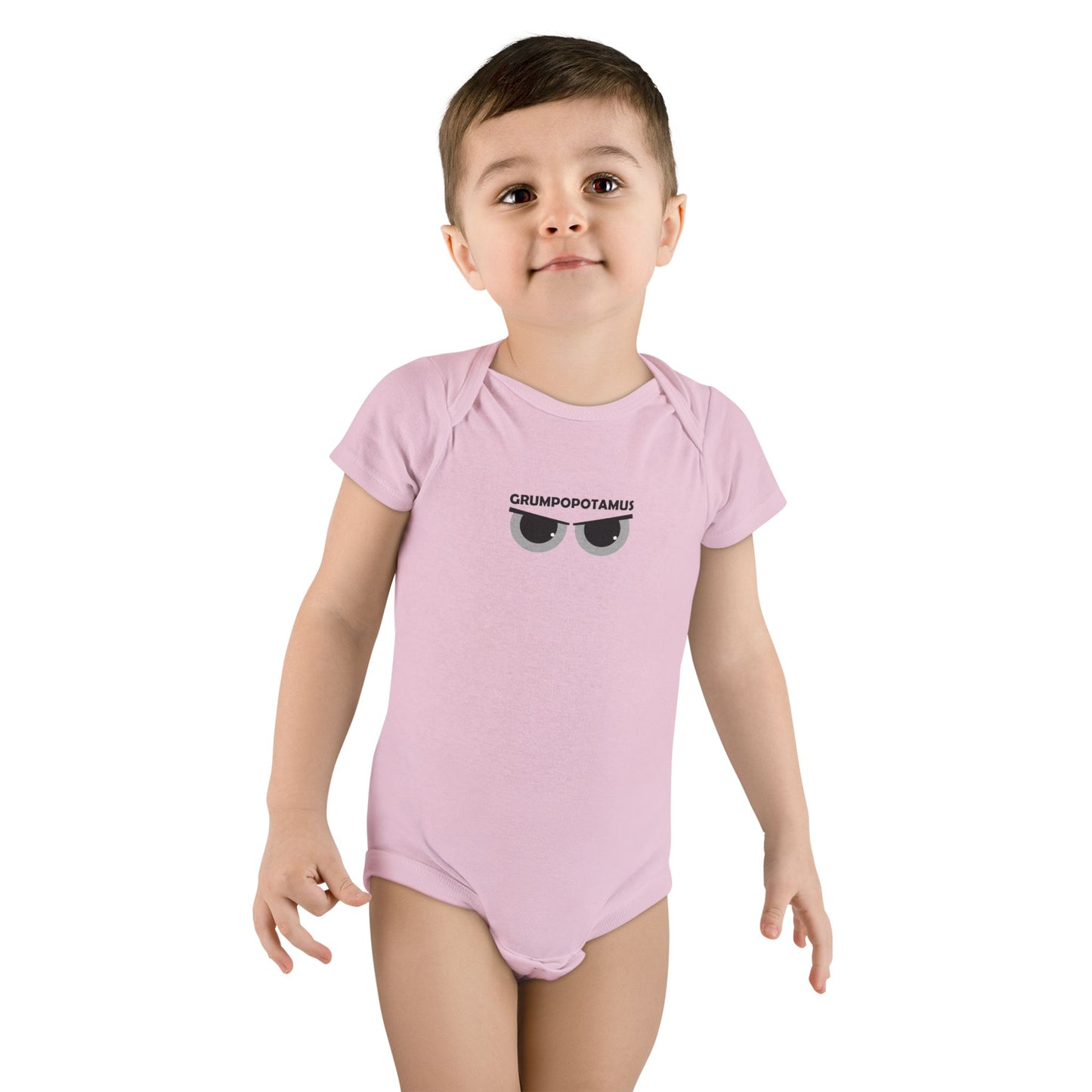 Grumpopotamus Baby Onesie