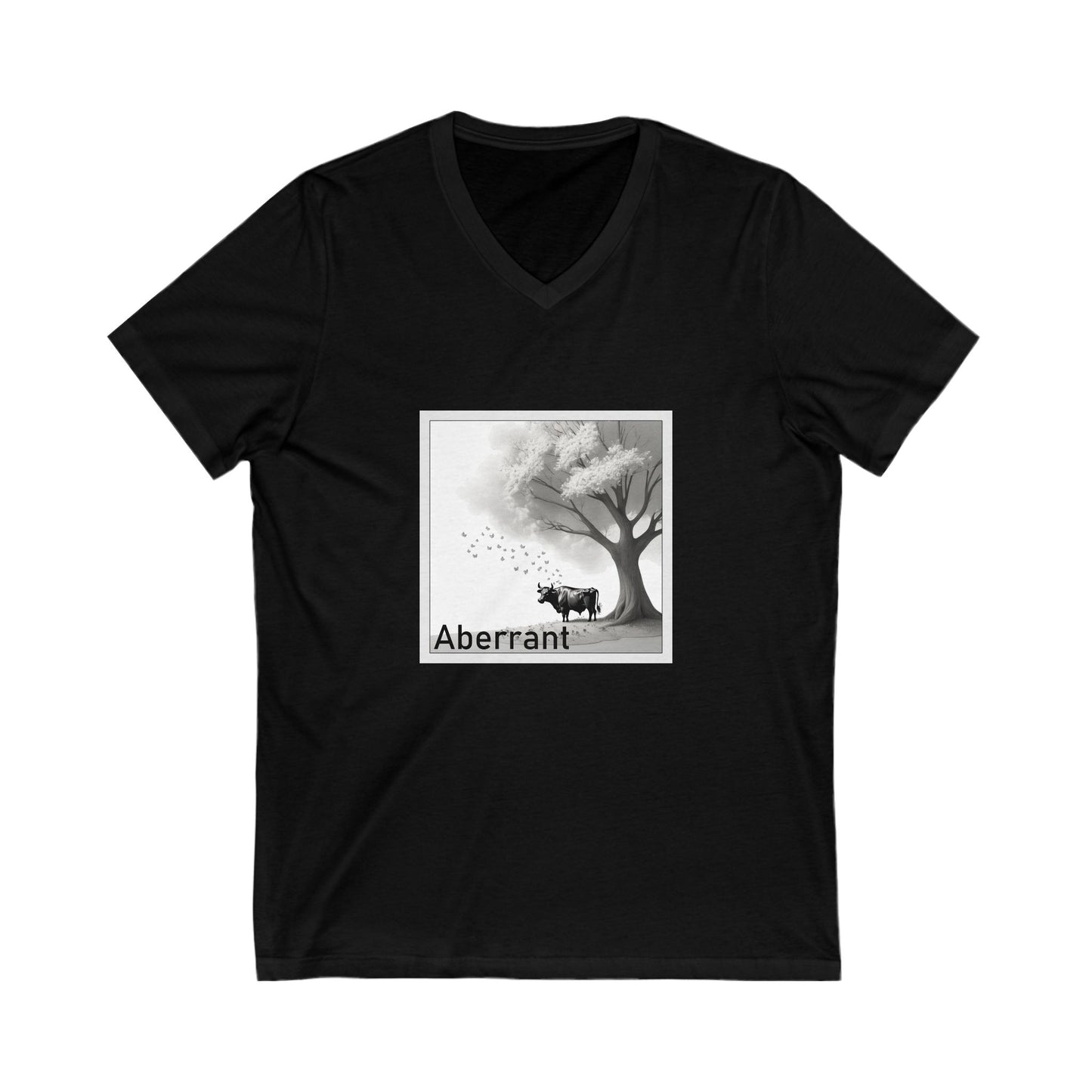 Aberrant  V-Neck Tee - Ferdinand the Bull