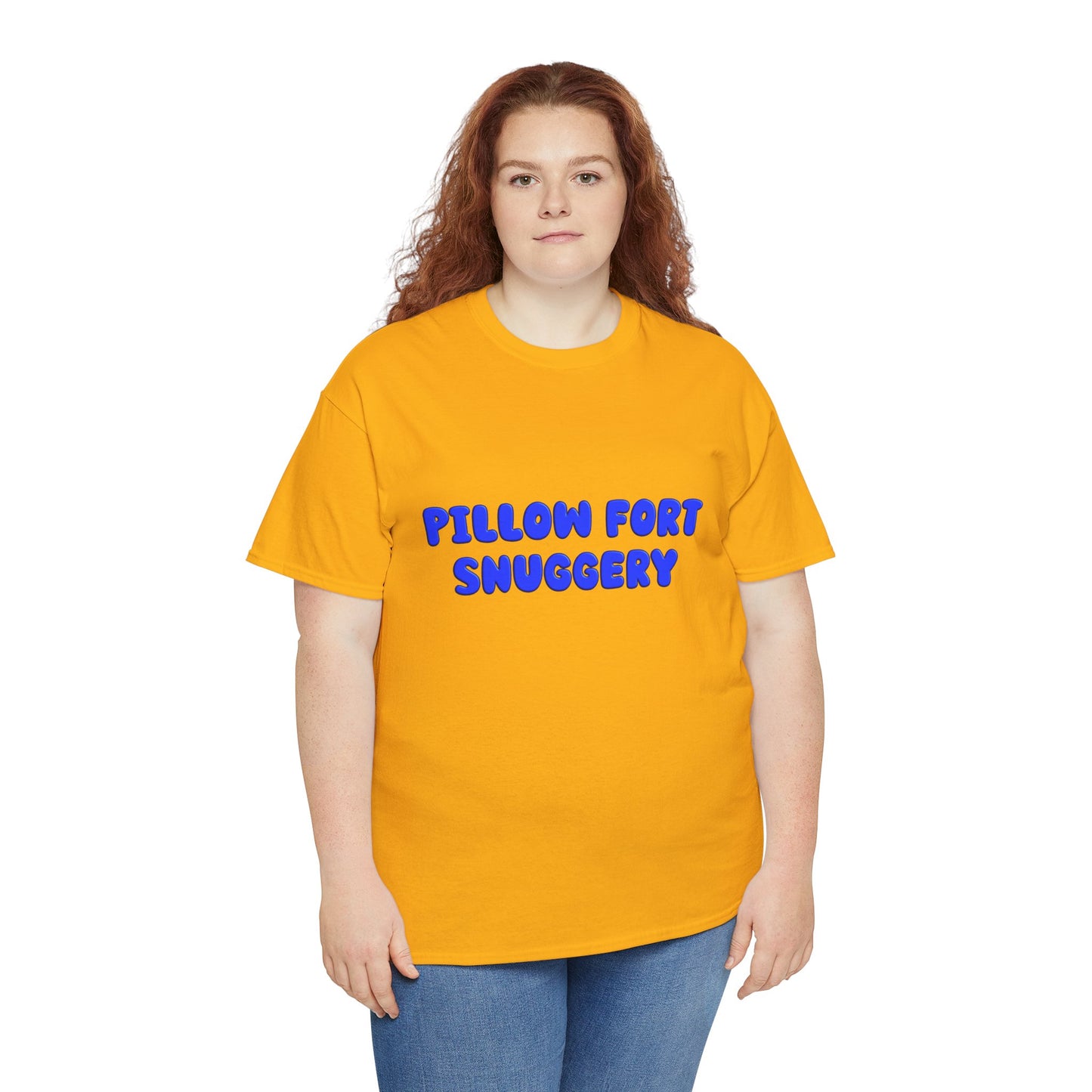 Pillow Fort Snuggery Heavy Cotton Crew Neck Tee