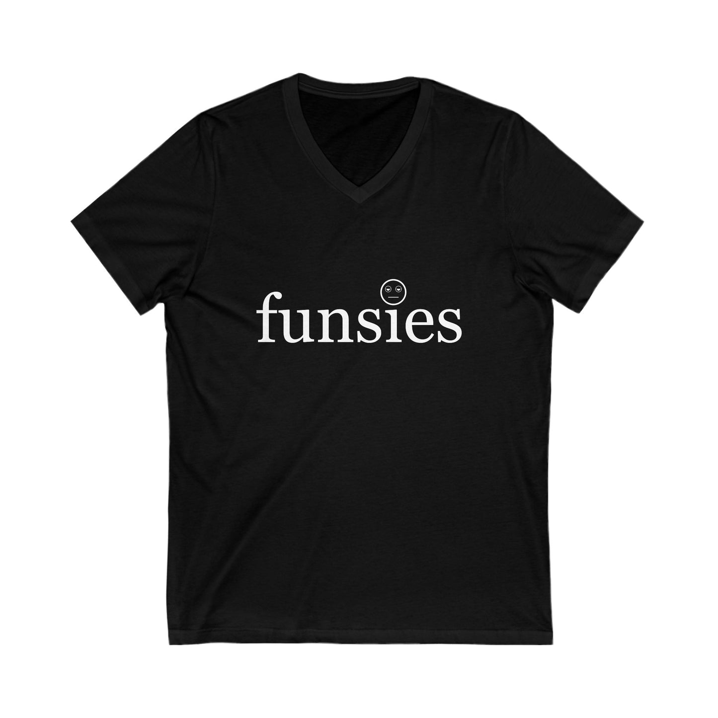 Funsies  V-Neck Tee - Fun & Casual Wear for All Occasions