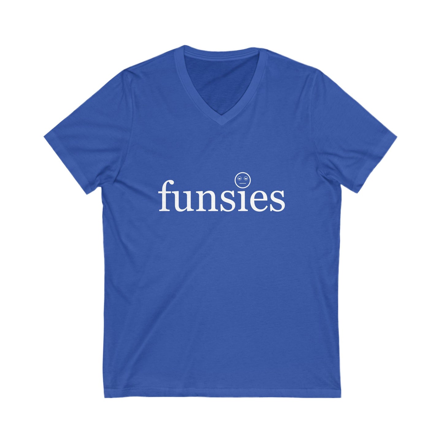 Funsies  V-Neck Tee - Fun & Casual Wear for All Occasions