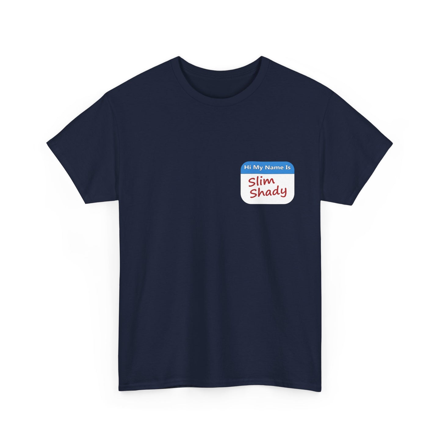 Shady Nametag Heavy Cotton Crew Neck T-Shirt