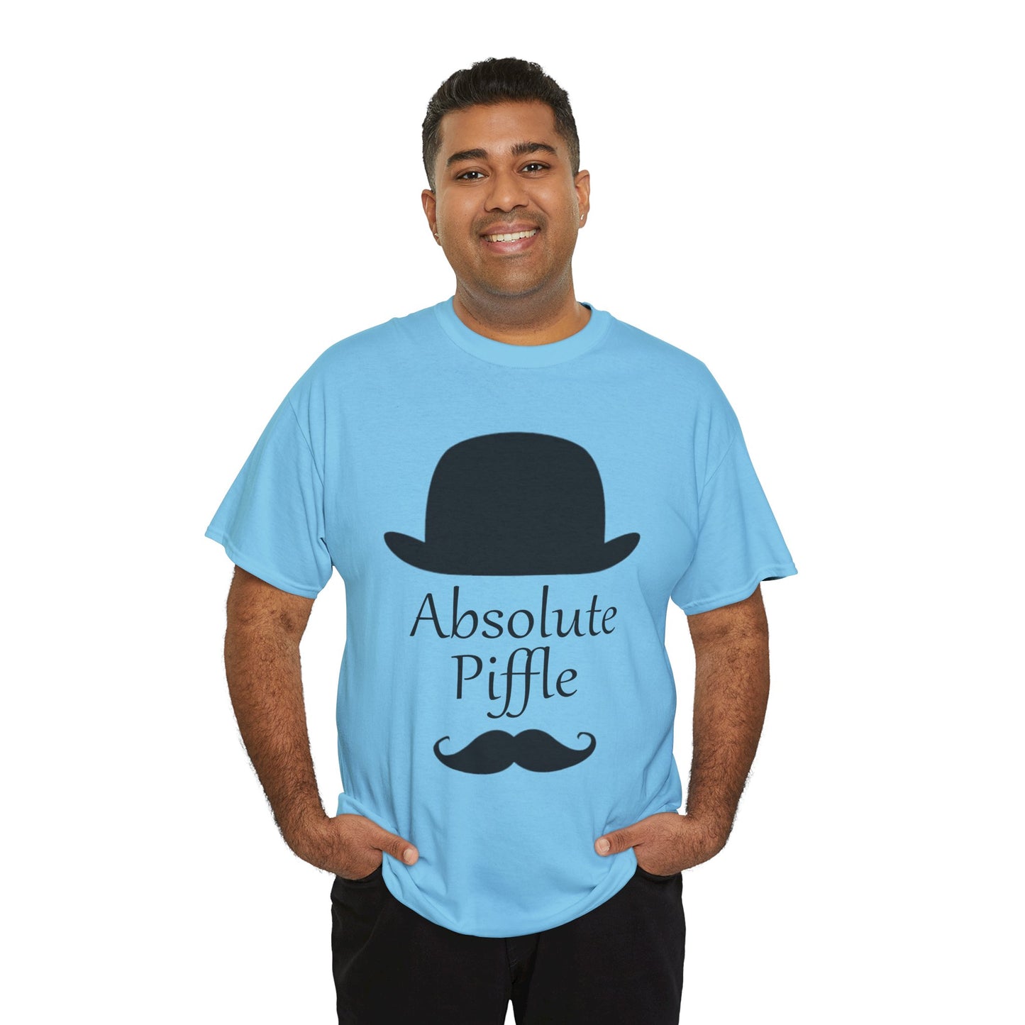 Absolute Piffle Heavy Cotton Crew Neck T-Shirt