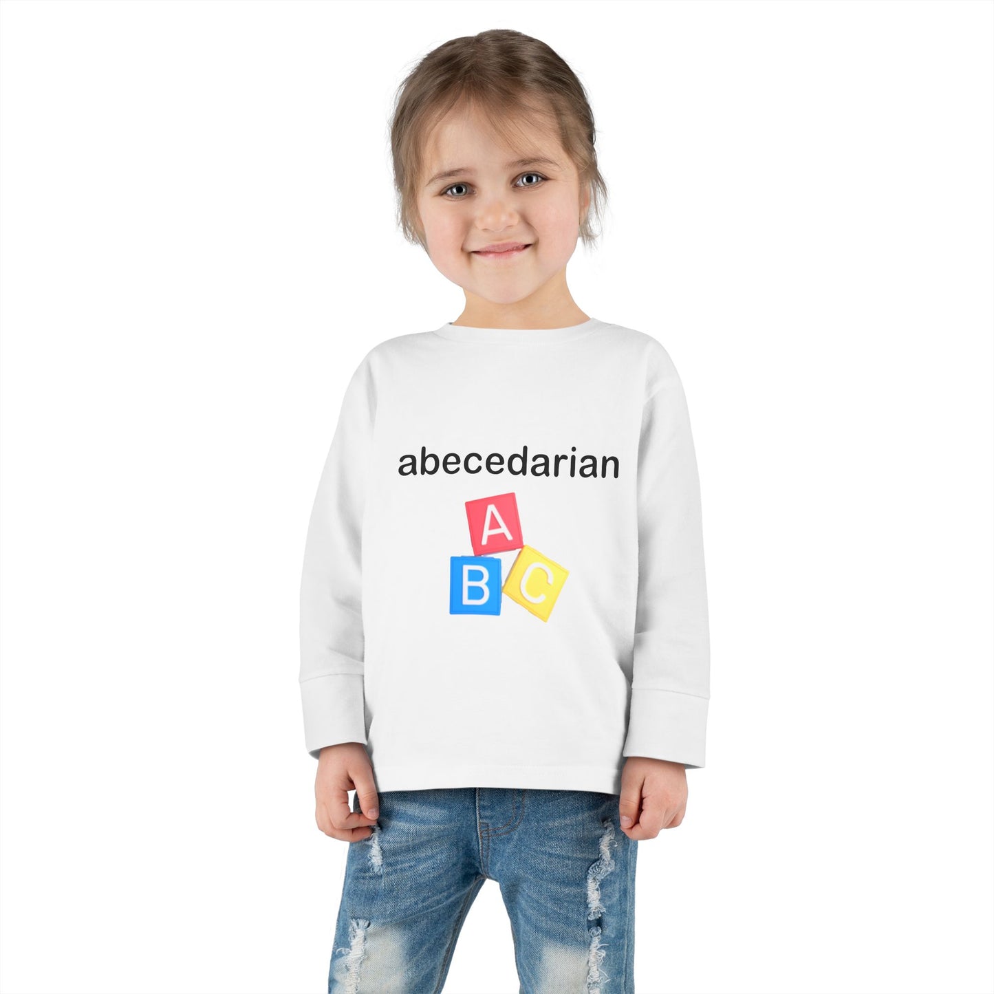 Abecedarian Toddler Long Sleeve Tee