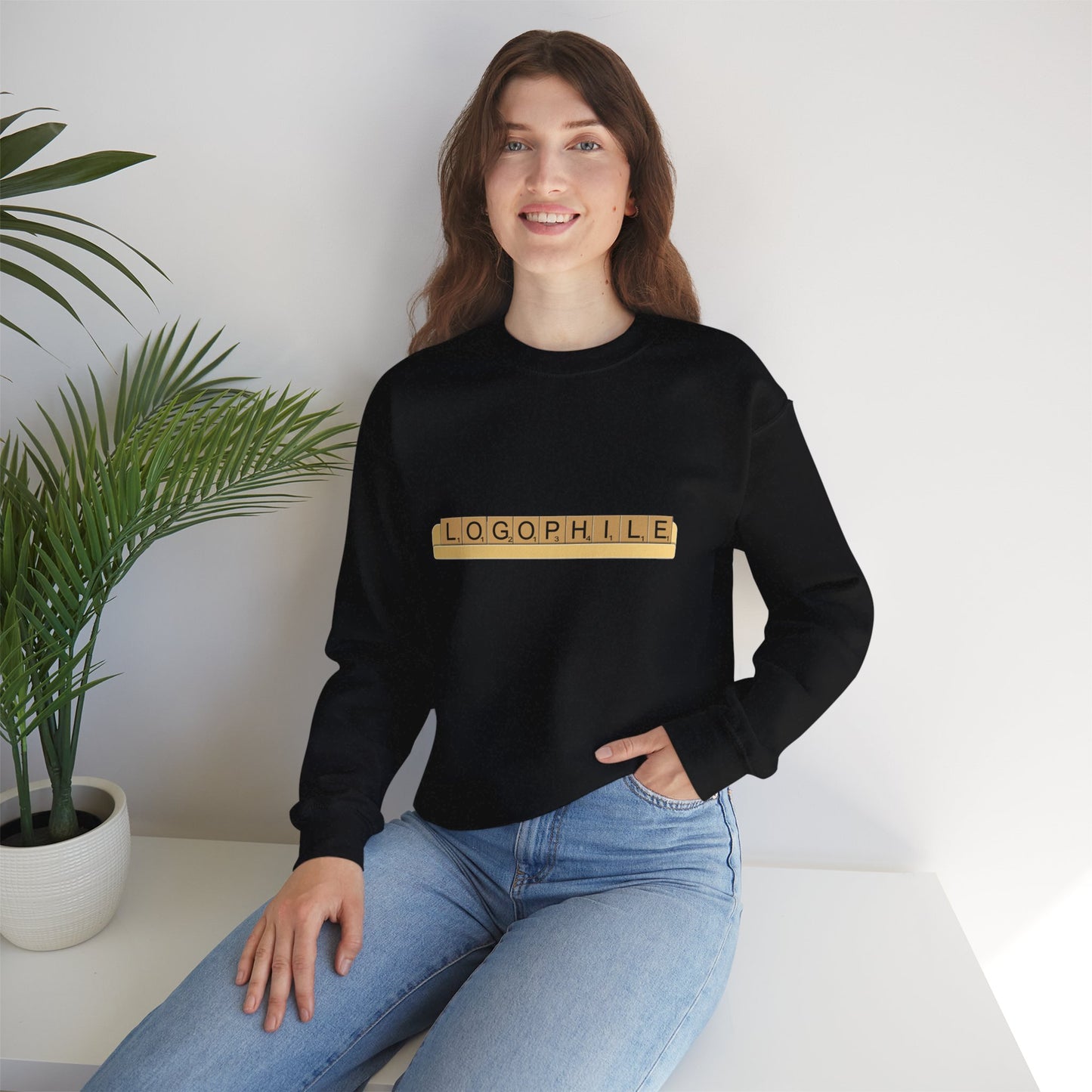 Logophile Crew Neck Sweatshirt - Perfect for Word Lovers and Bookworms