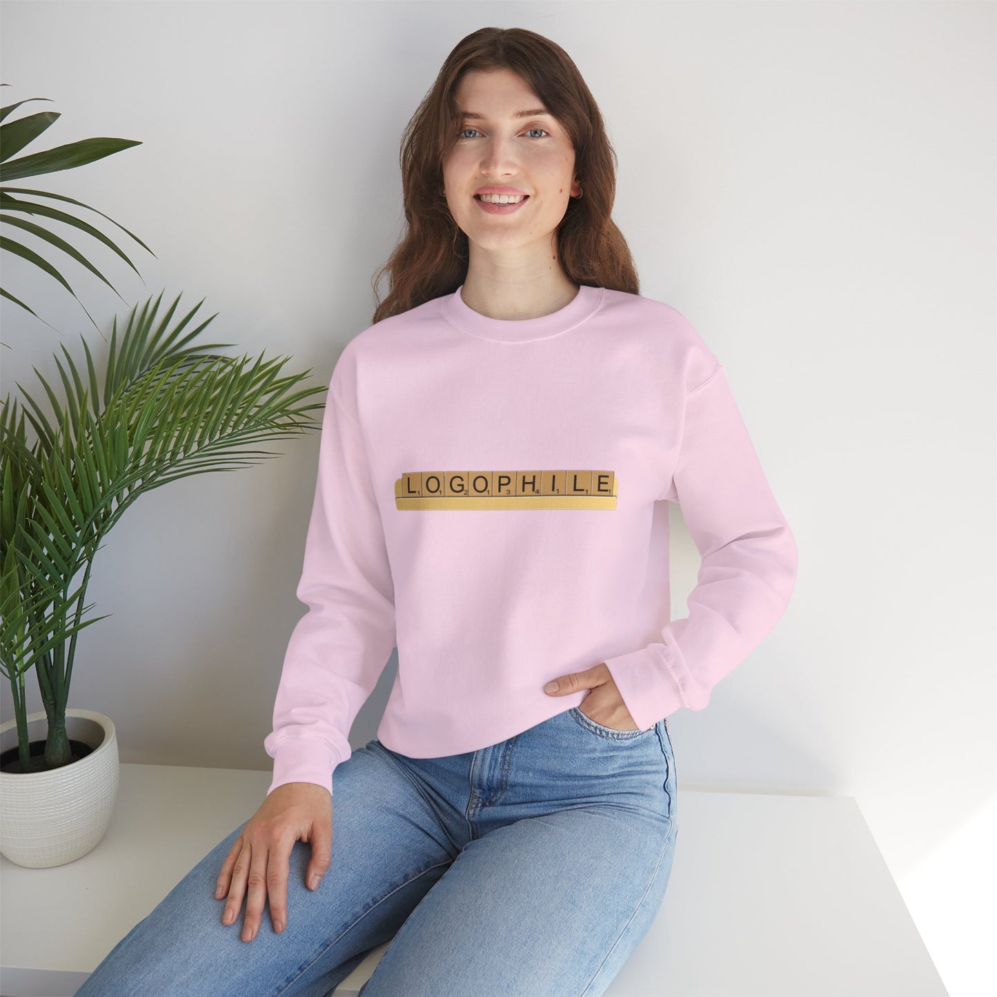 Logophile Crew Neck Sweatshirt - Perfect for Word Lovers and Bookworms