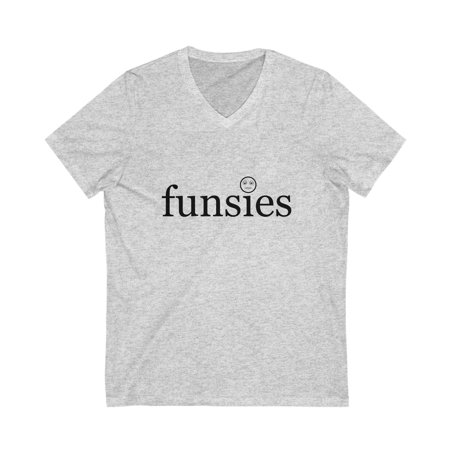 Funsies  V-Neck Tee - Fun & Casual Wear for All Occasions