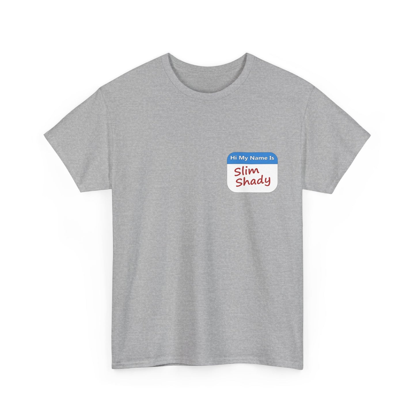 Shady Nametag Heavy Cotton Crew Neck T-Shirt