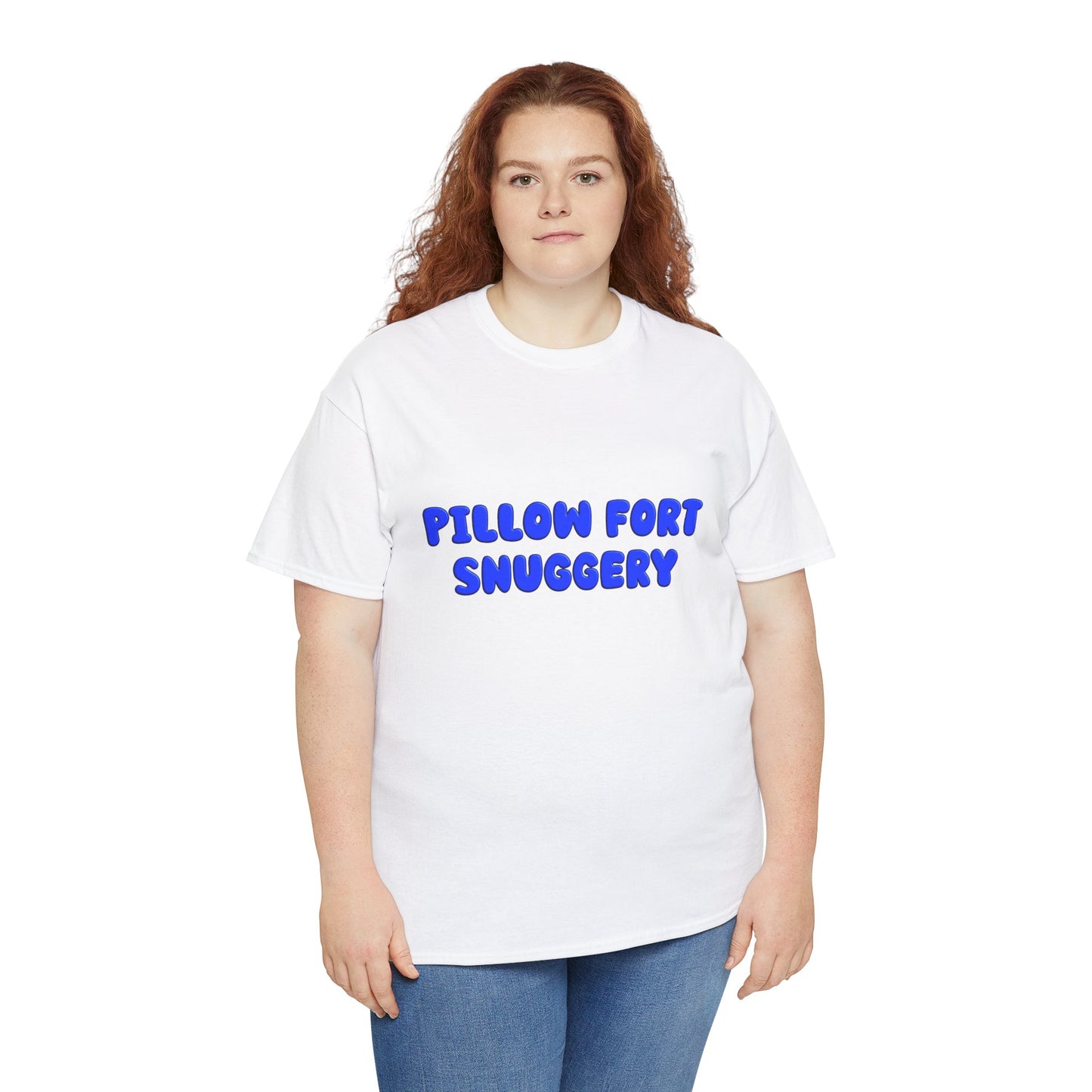 Pillow Fort Snuggery Heavy Cotton Crew Neck Tee