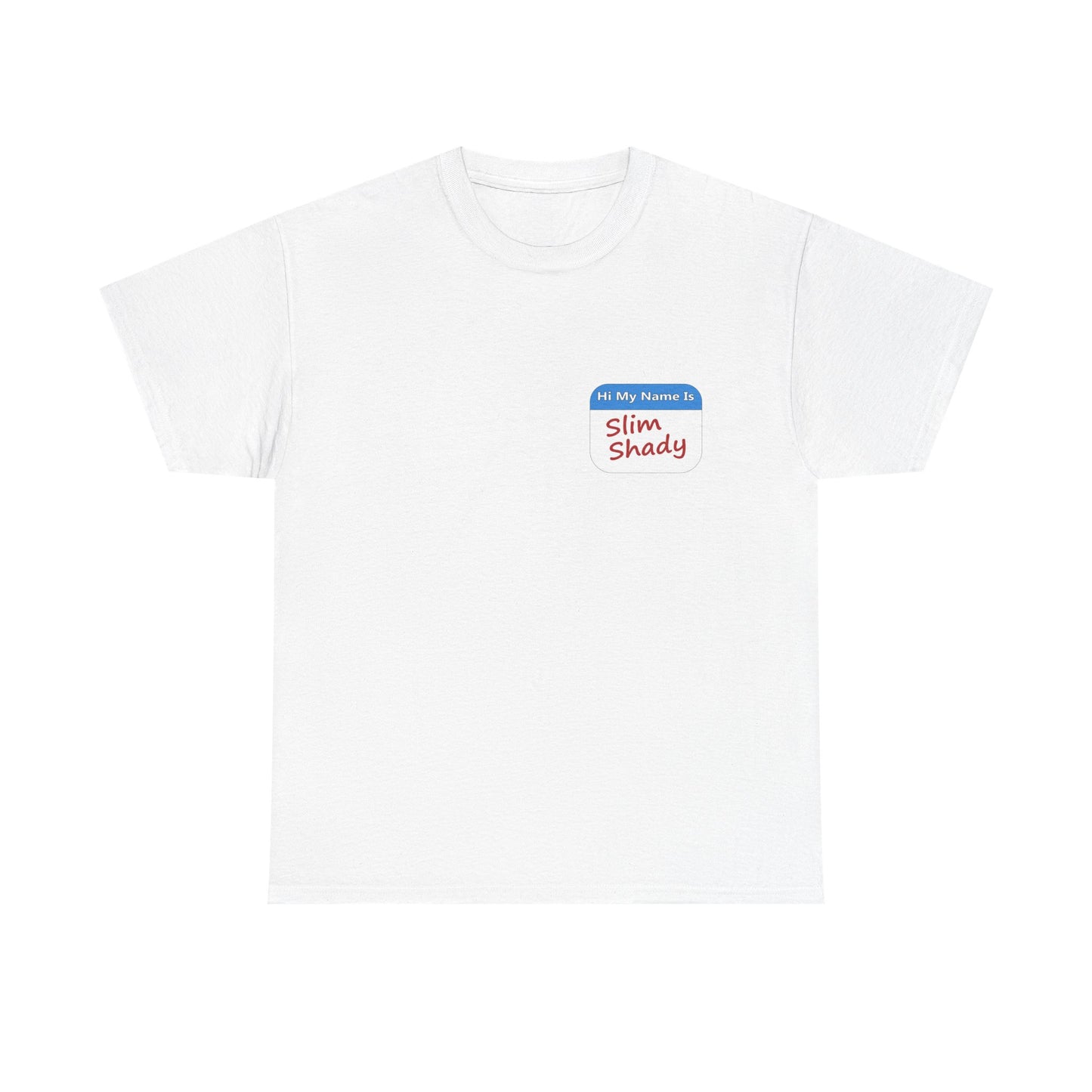 Shady Nametag Heavy Cotton Crew Neck T-Shirt