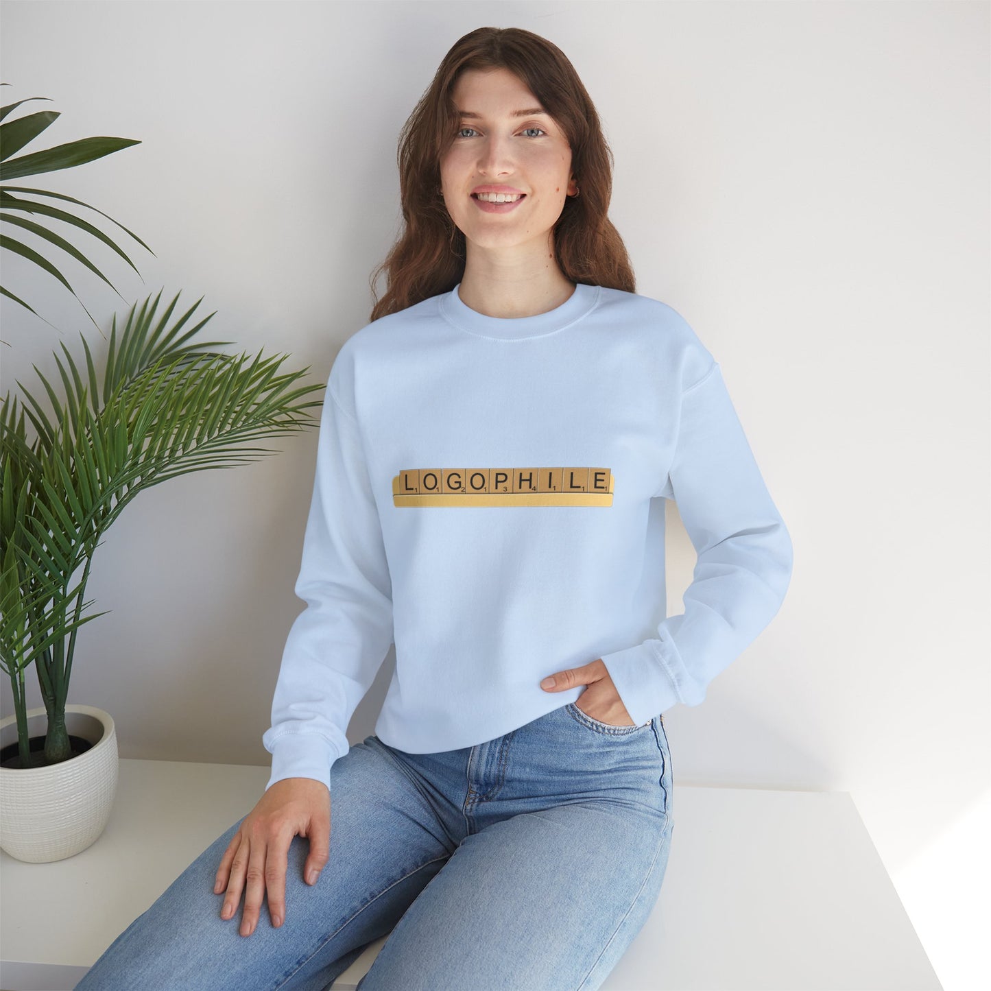 Logophile Crew Neck Sweatshirt - Perfect for Word Lovers and Bookworms