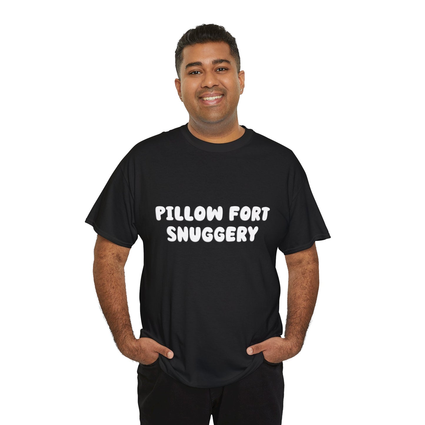 Pillow Fort Snuggery Heavy Cotton Crew Neck Tee