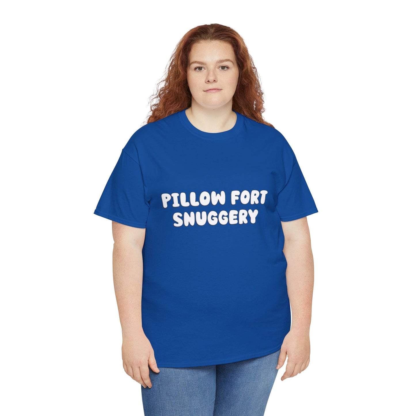 Pillow Fort Snuggery Heavy Cotton Crew Neck Tee