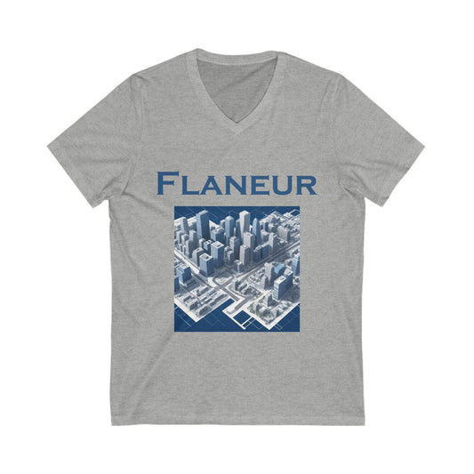 Flaneur V-Neck - Urban Explorer Tee