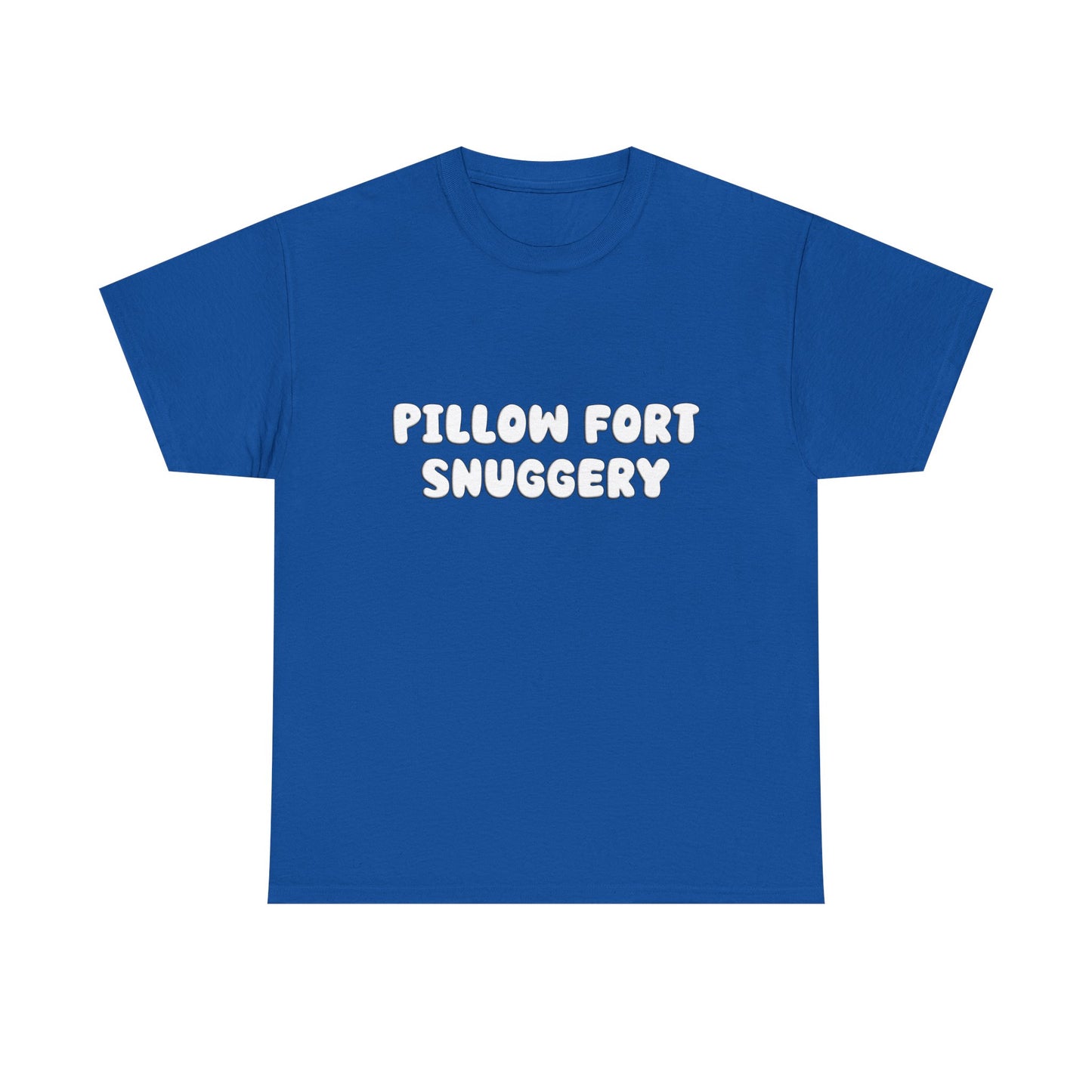 Pillow Fort Snuggery Heavy Cotton Crew Neck Tee