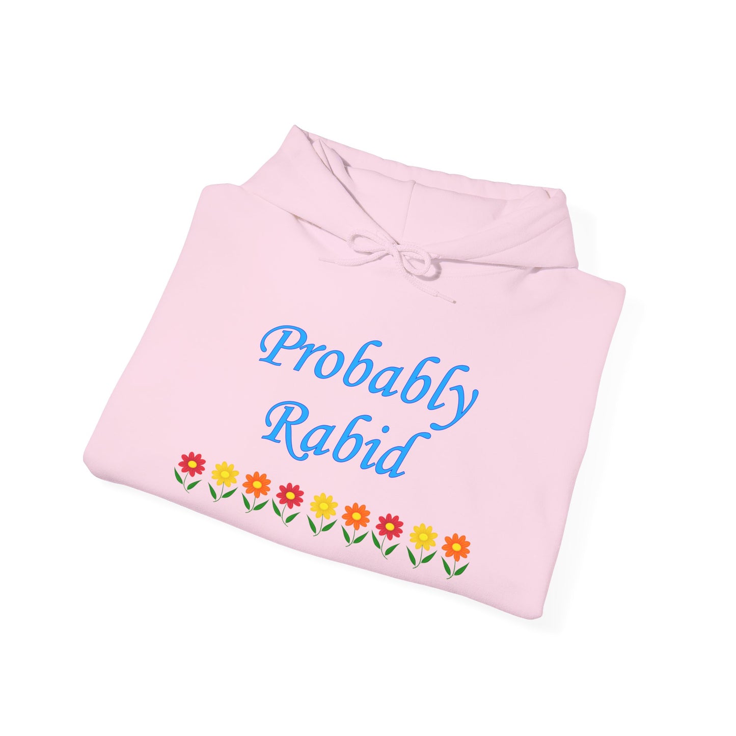 Probably Rabid Floral Hoodie