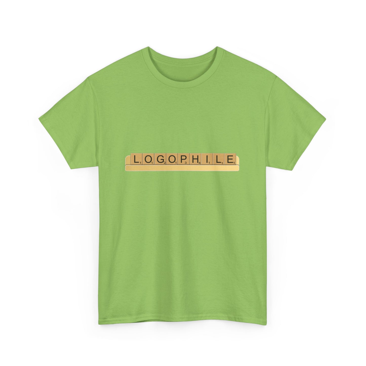 Logophile Heavy Cotton Crew Neck Tee - Perfect for Word Lovers and Book Worms