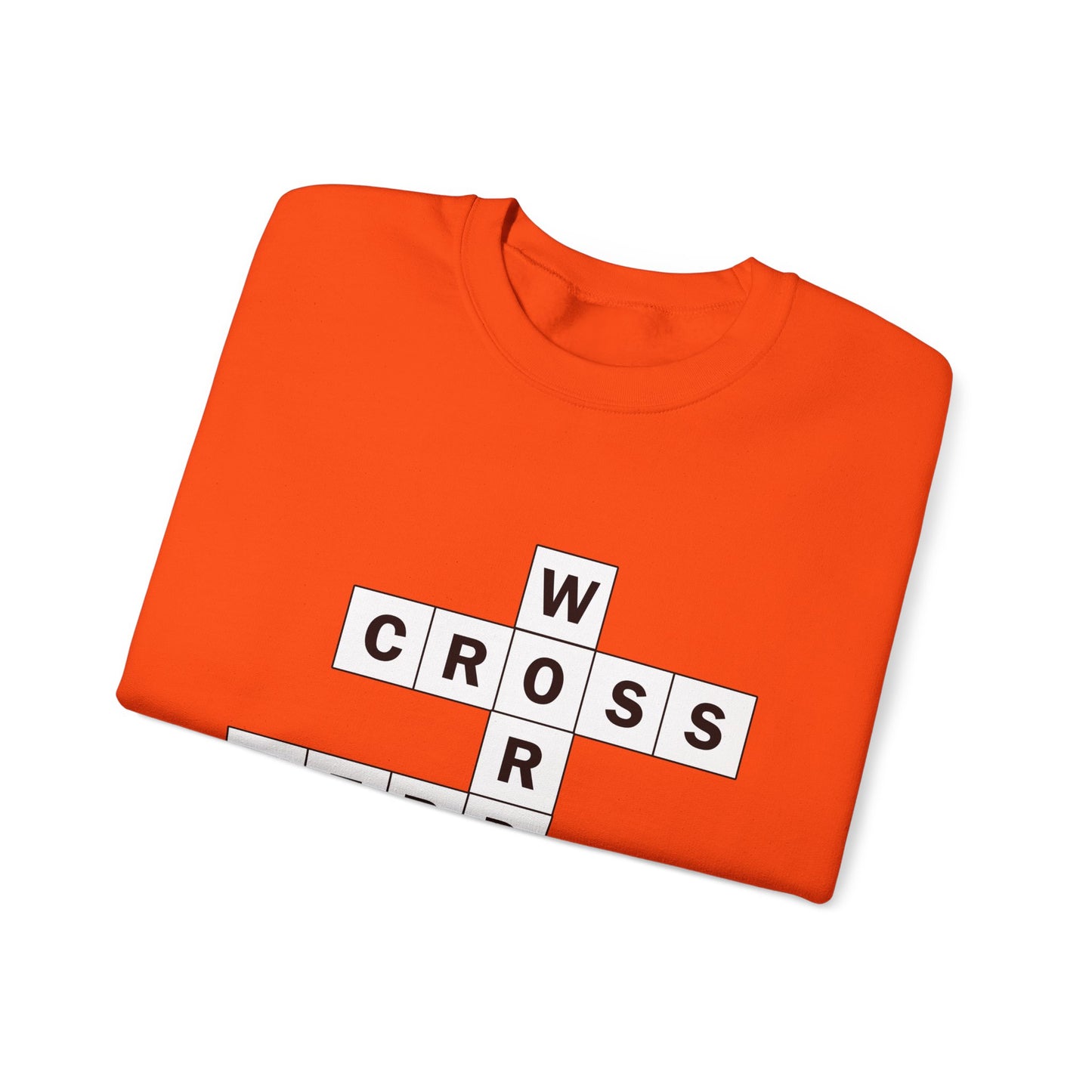 Crossword Nerd Crewneck Sweatshirt - Perfect for Word Game Lovers