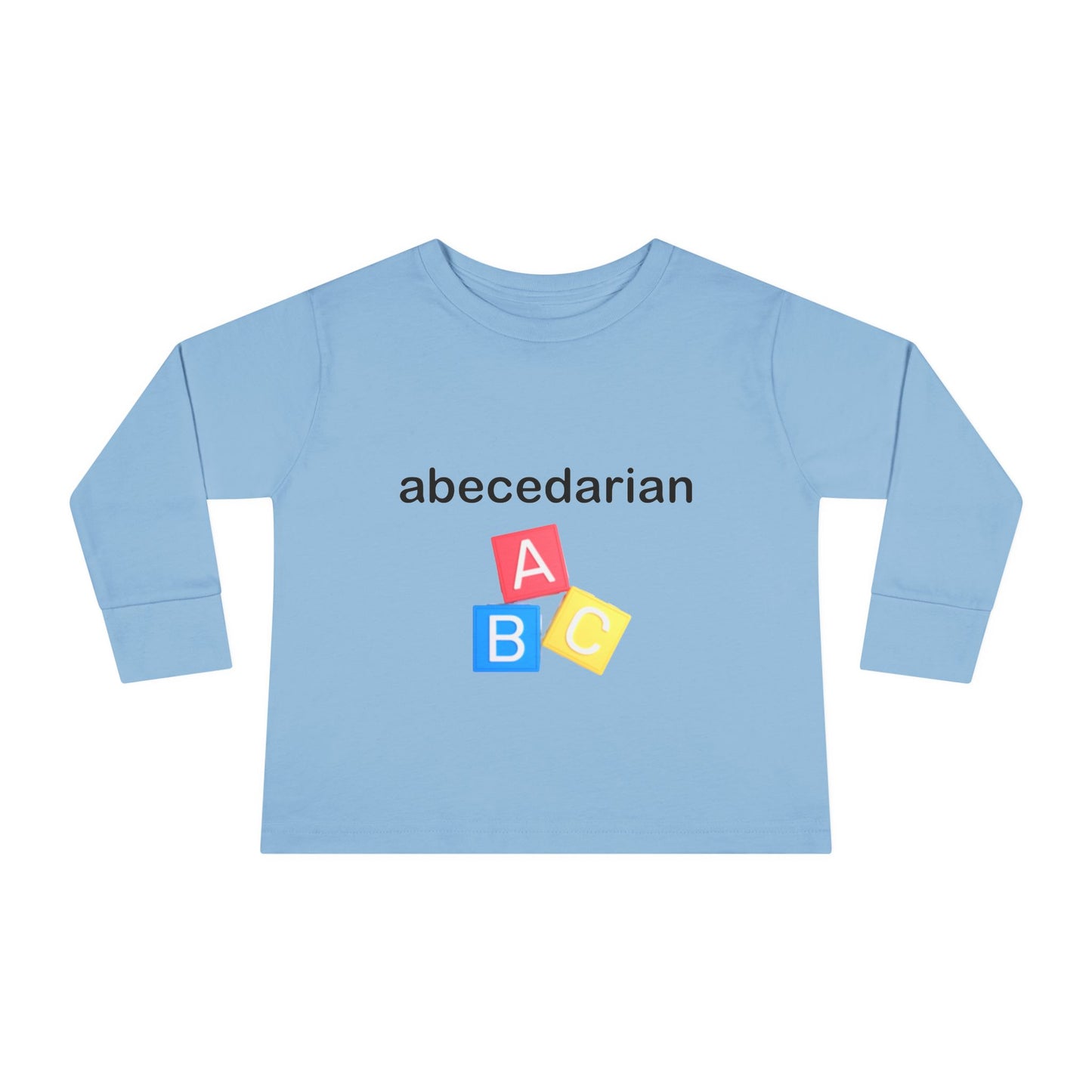 Abecedarian Toddler Long Sleeve Tee