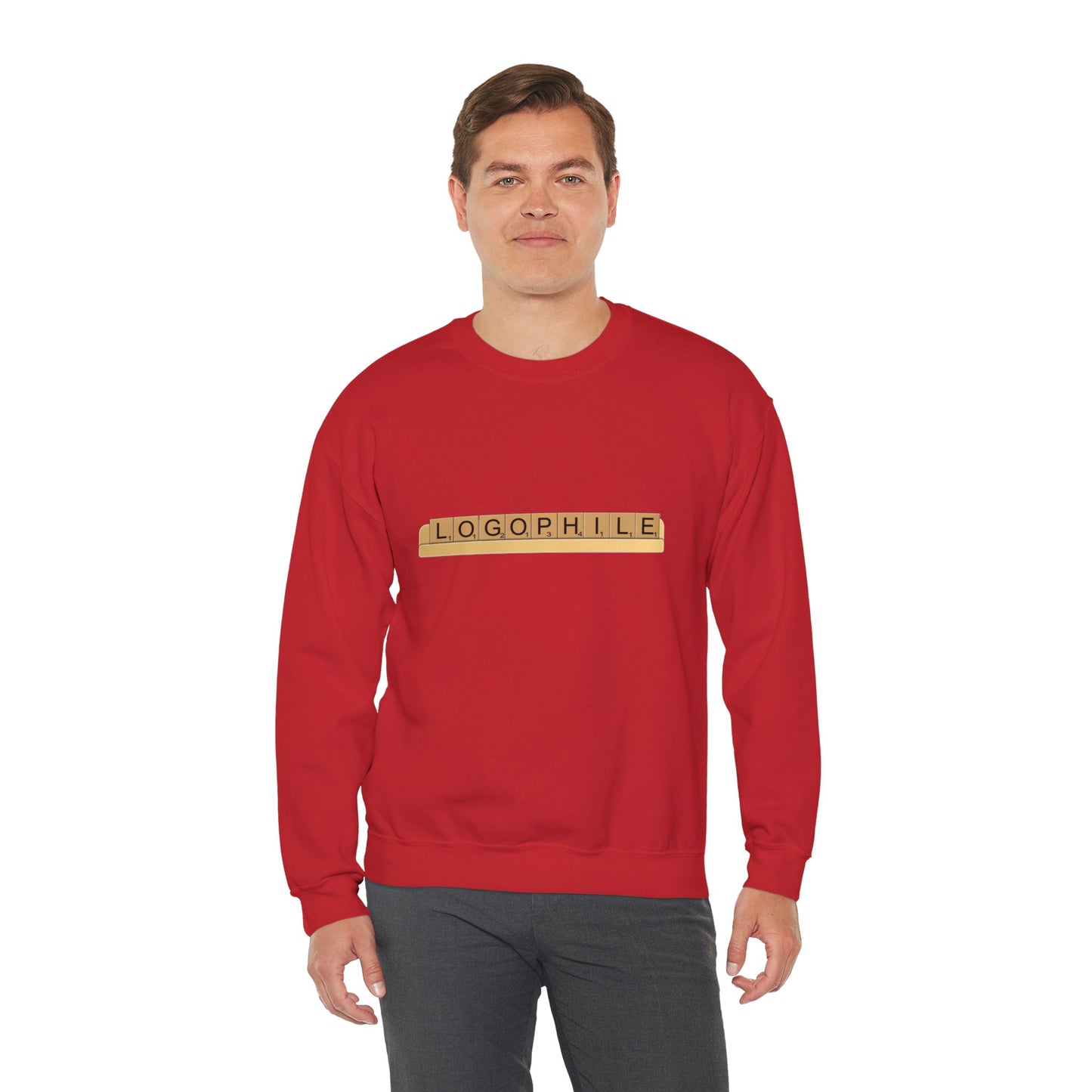 Logophile Crew Neck Sweatshirt - Perfect for Word Lovers and Bookworms
