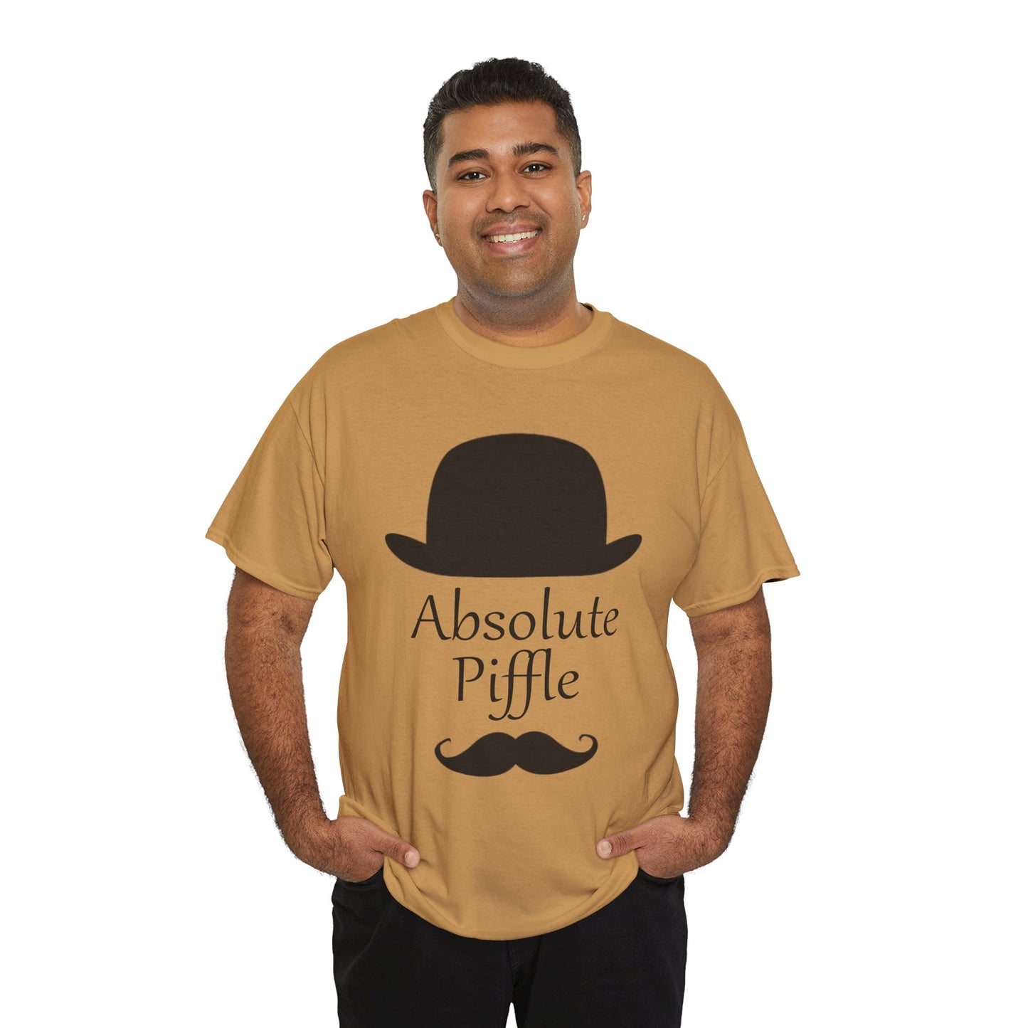 Absolute Piffle Heavy Cotton Crew Neck T-Shirt