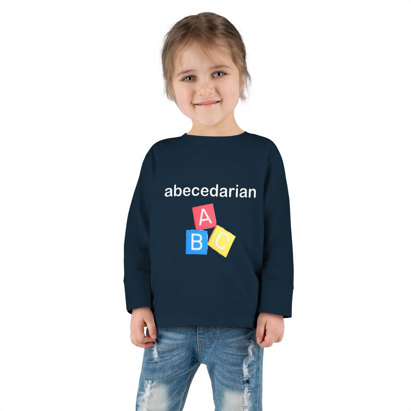 Abecedarian Toddler Long Sleeve Tee