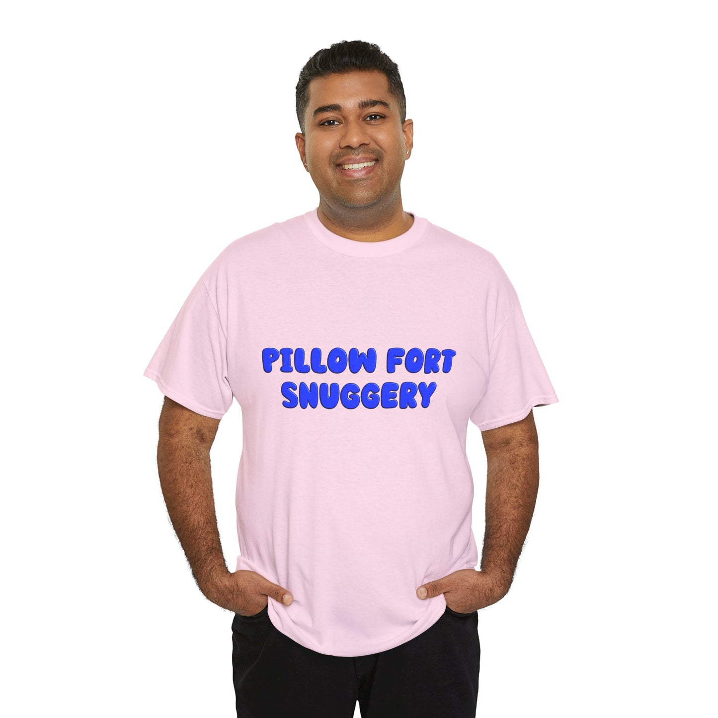 Pillow Fort Snuggery Heavy Cotton Crew Neck Tee