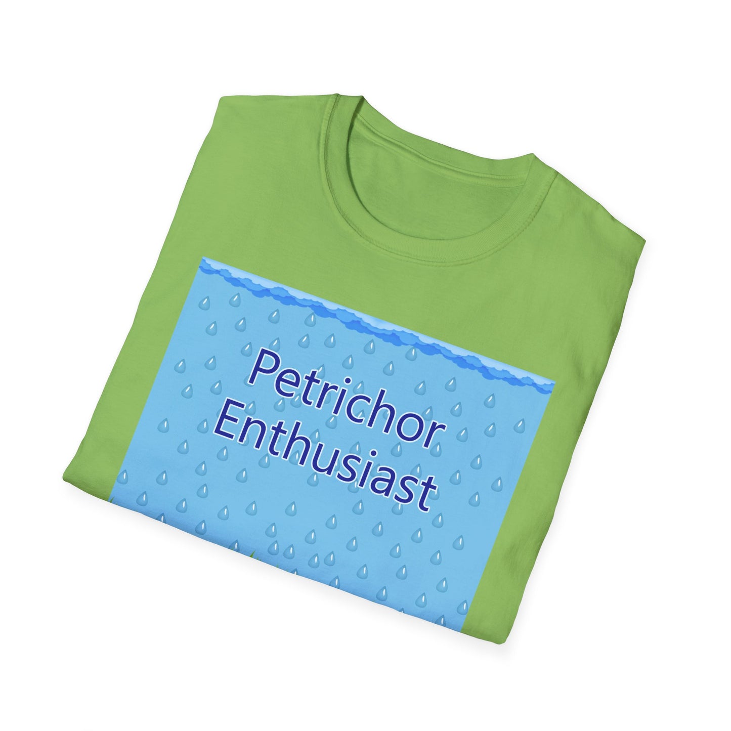 Petrichor Enthusiast Poly Blend Crew Neck T-Shirt