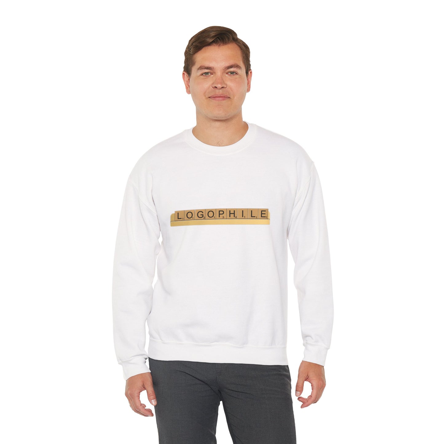 Logophile Crew Neck Sweatshirt - Perfect for Word Lovers and Bookworms