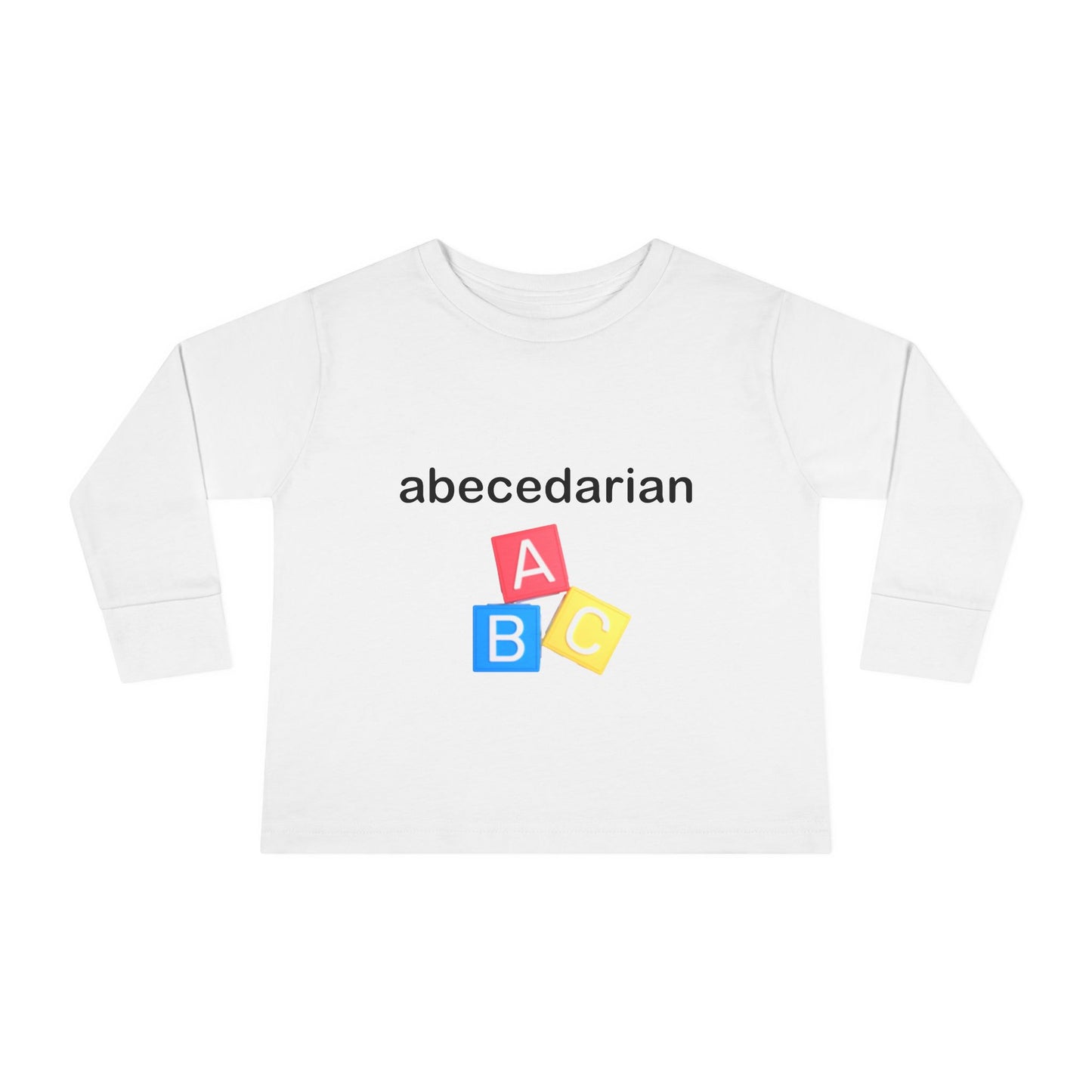 Abecedarian Toddler Long Sleeve Tee