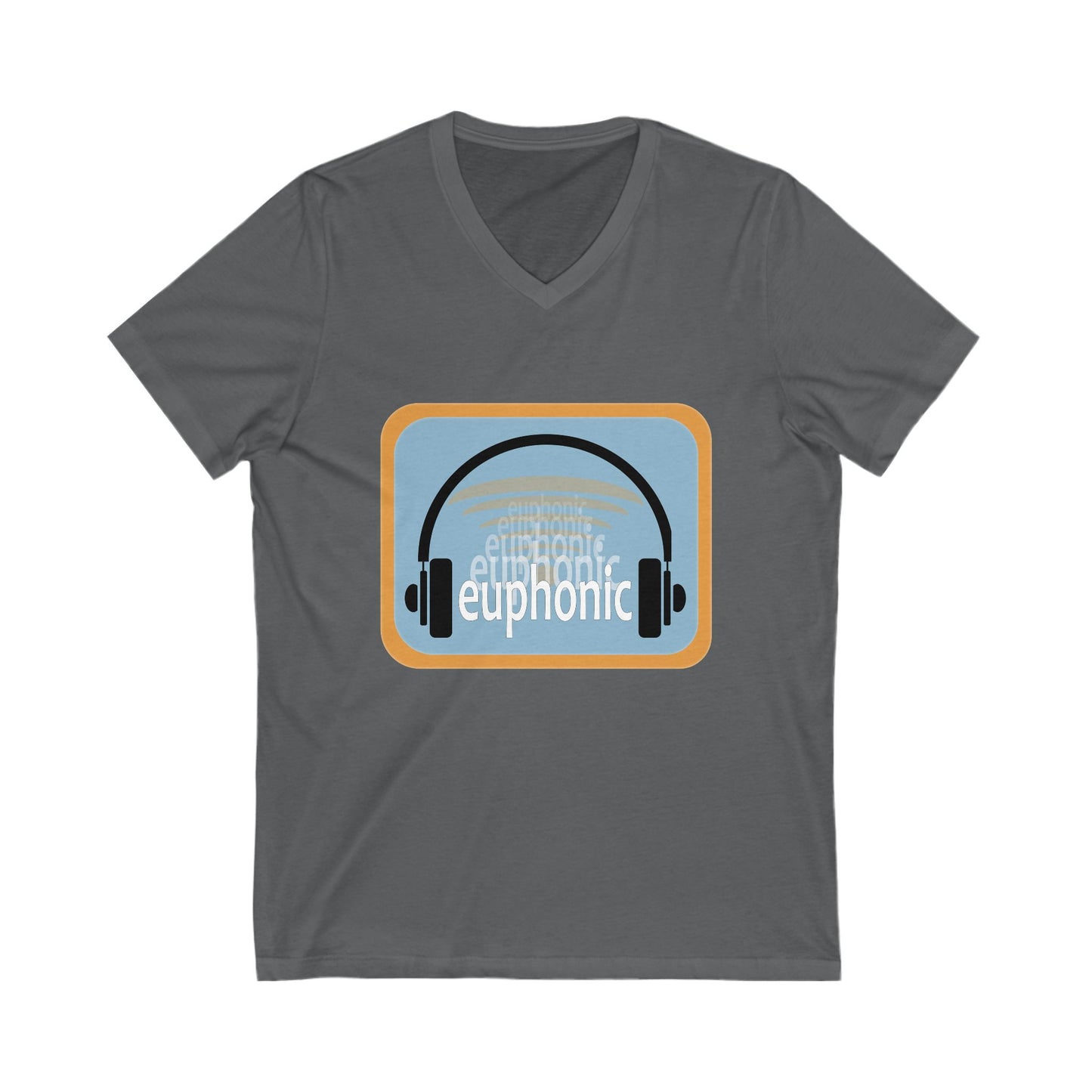 Euphonic Vibes  V-Neck Tee - Perfect for Music Lovers