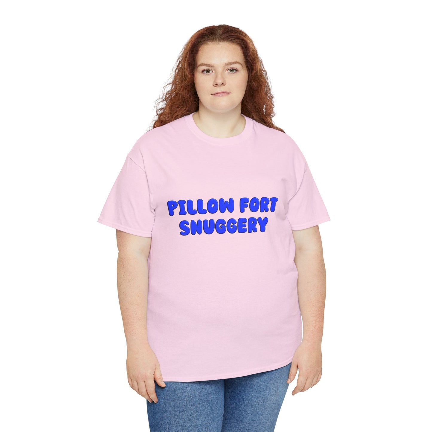 Pillow Fort Snuggery Heavy Cotton Crew Neck Tee