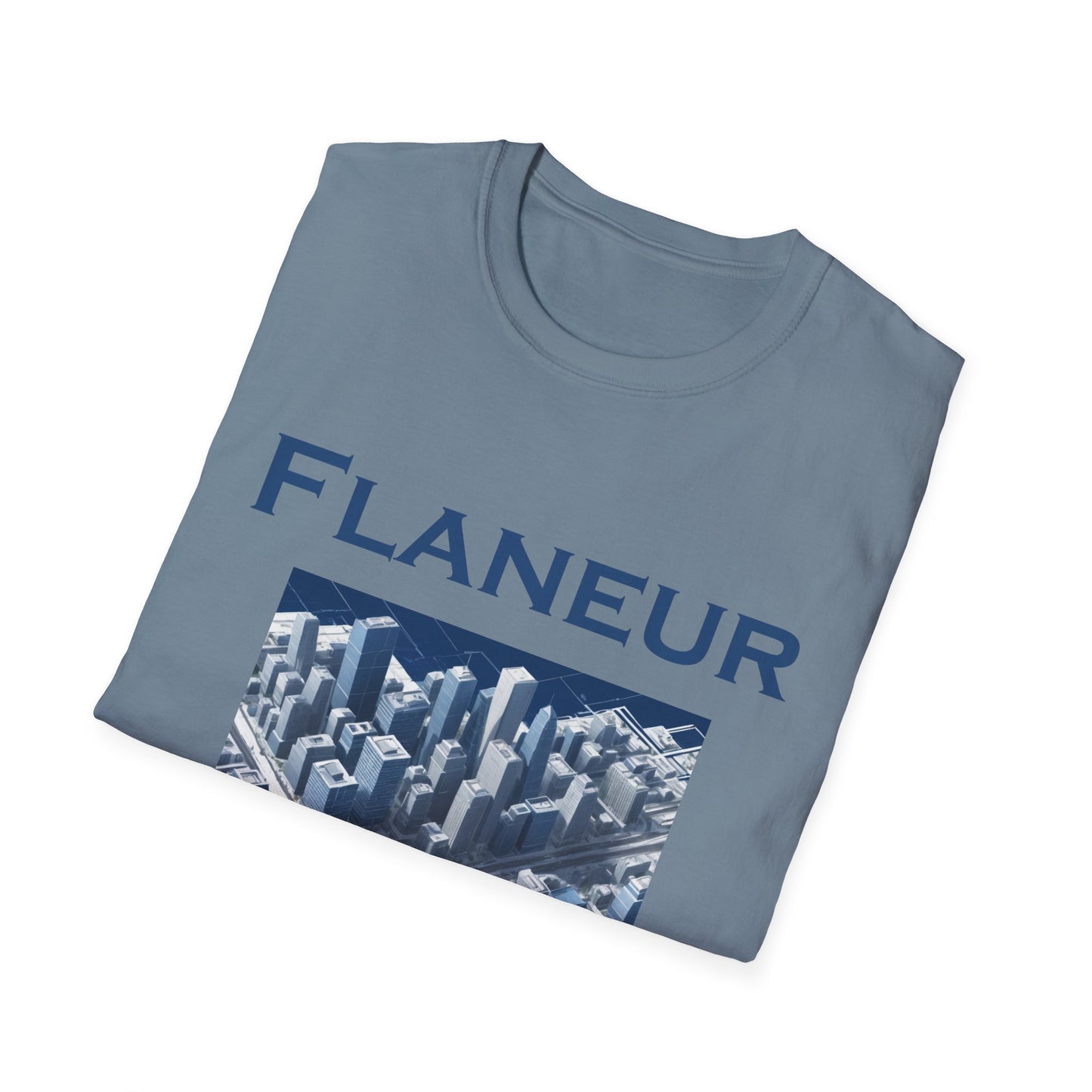 Flaneur Poly Blend Crew Neck Urban Explorer T-Shirt